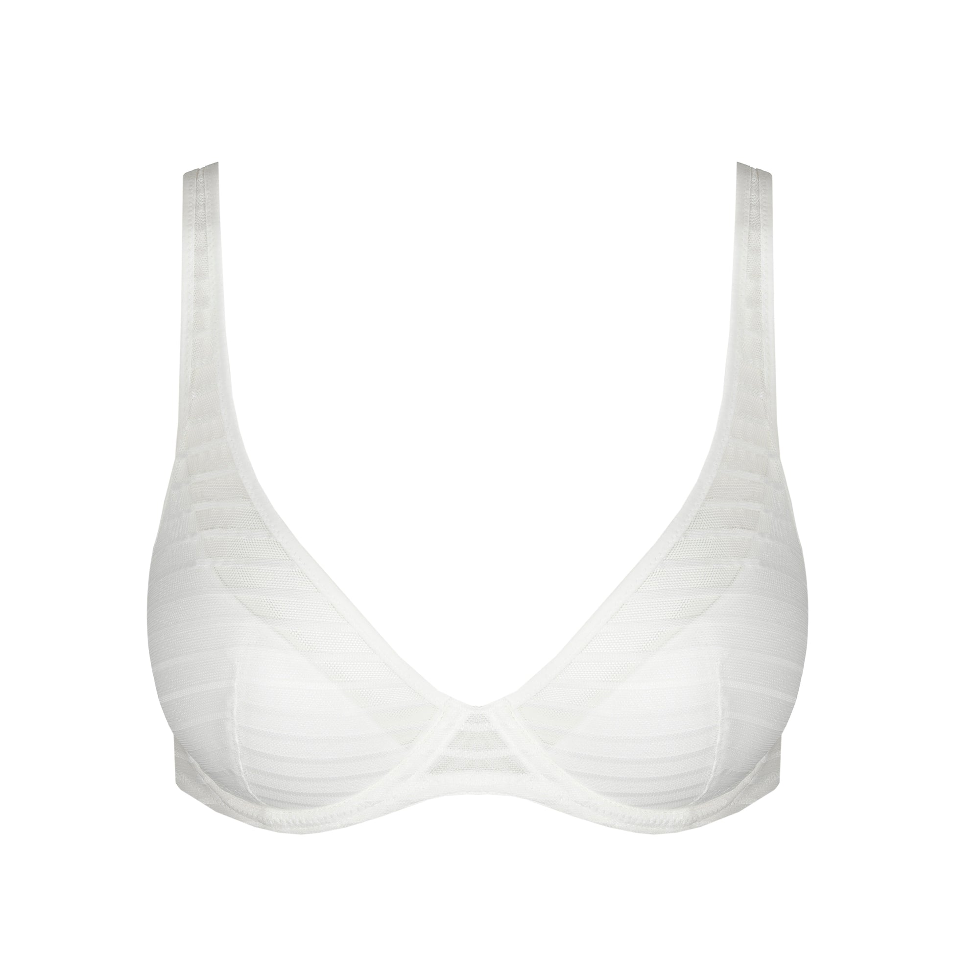 Marie Jo Basyl plunge bh halve mousse cups natuur