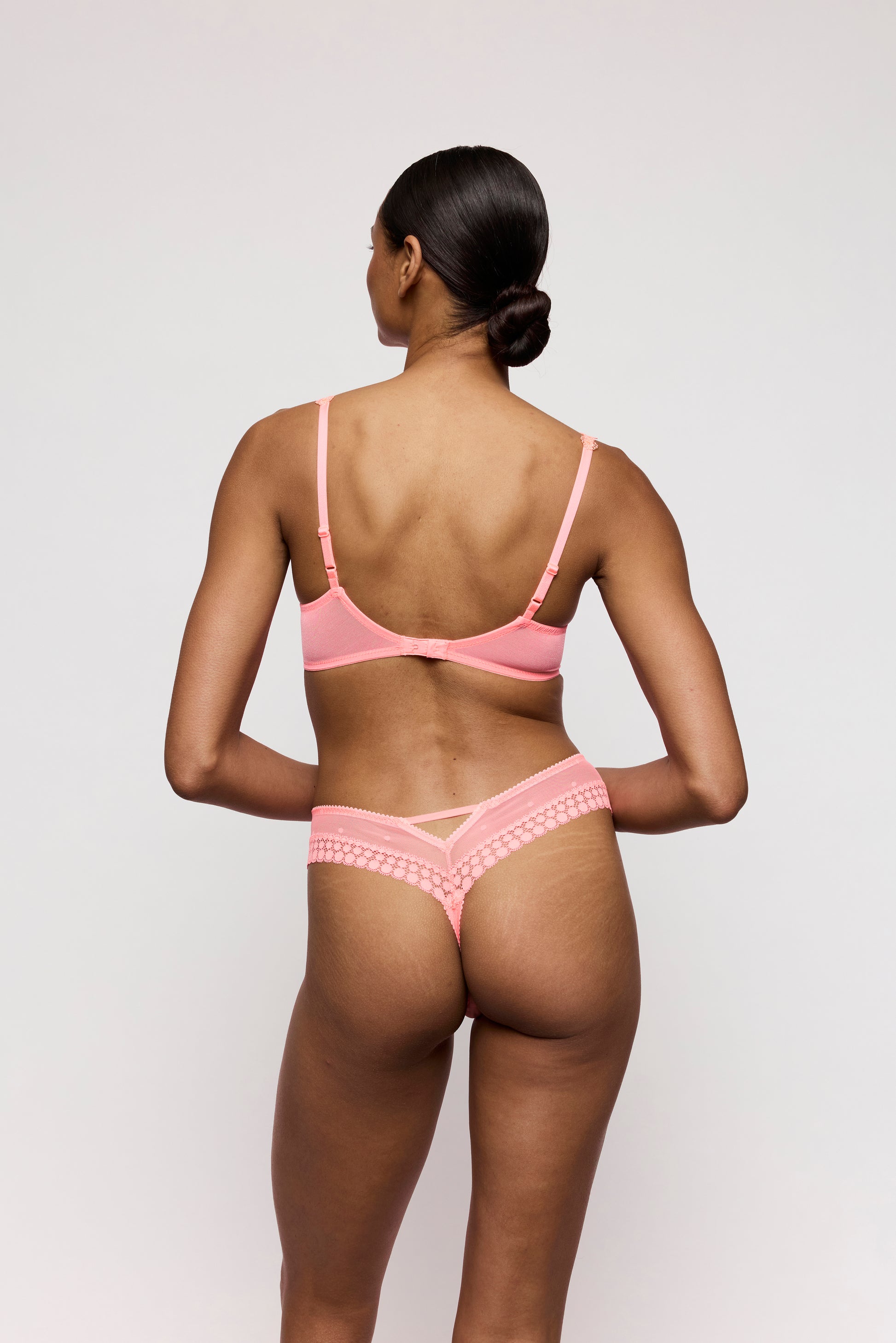 Marie Jo Annaelle balconette bh verticale naad Neon Peach