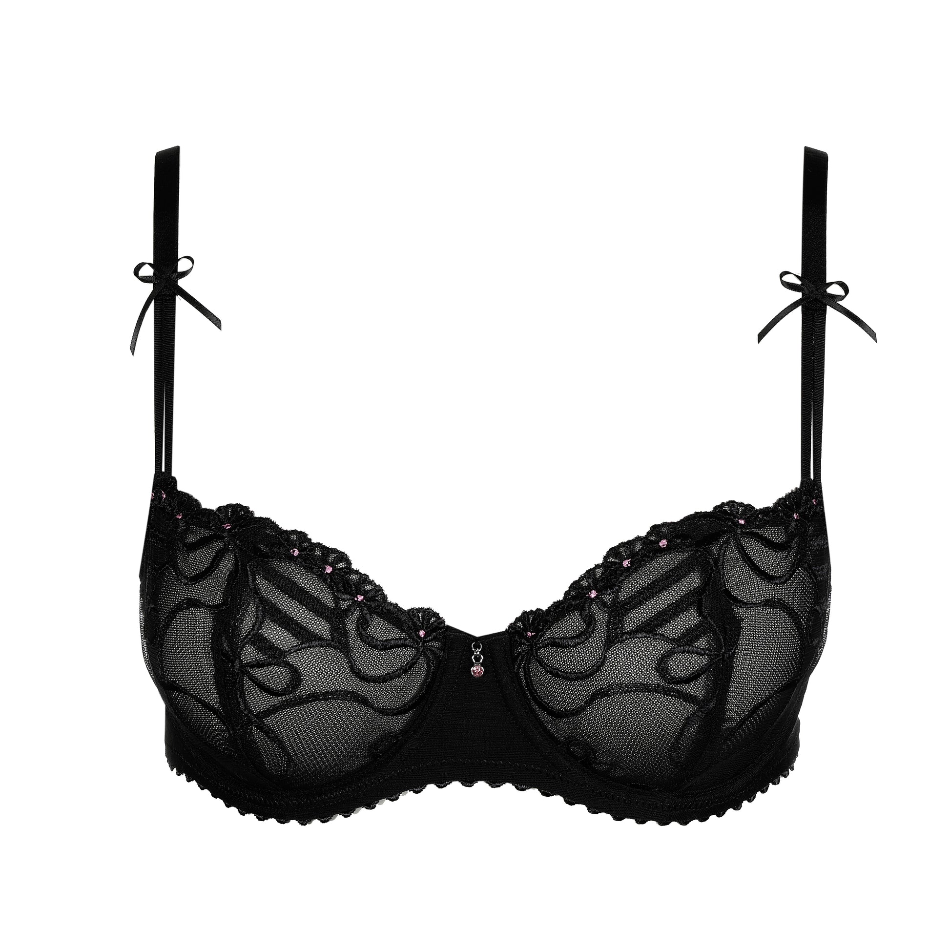 Marie Jo Noova balconette bh verticale naad zwart