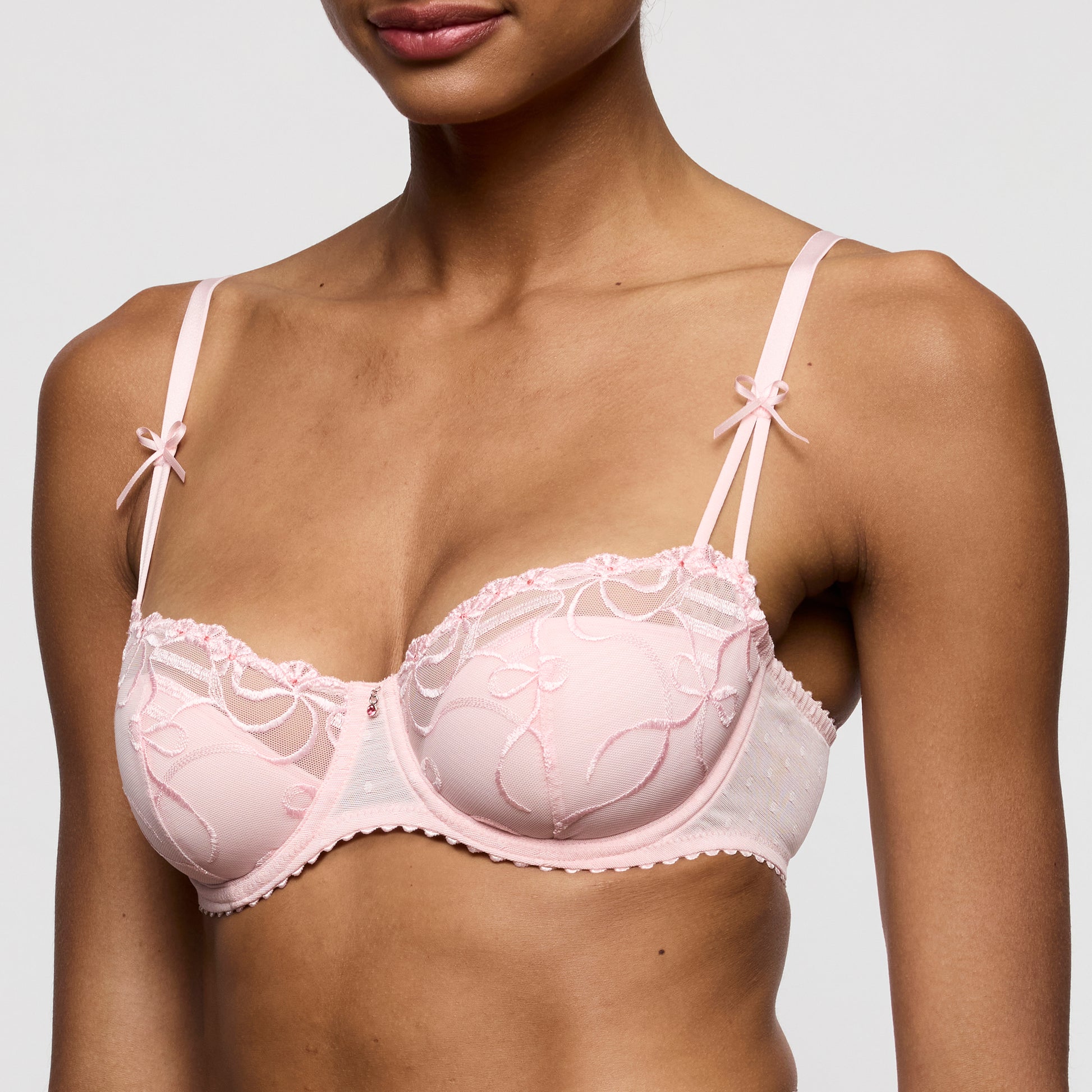 Marie Jo Noova balconette halve mousse cups gardenia rose