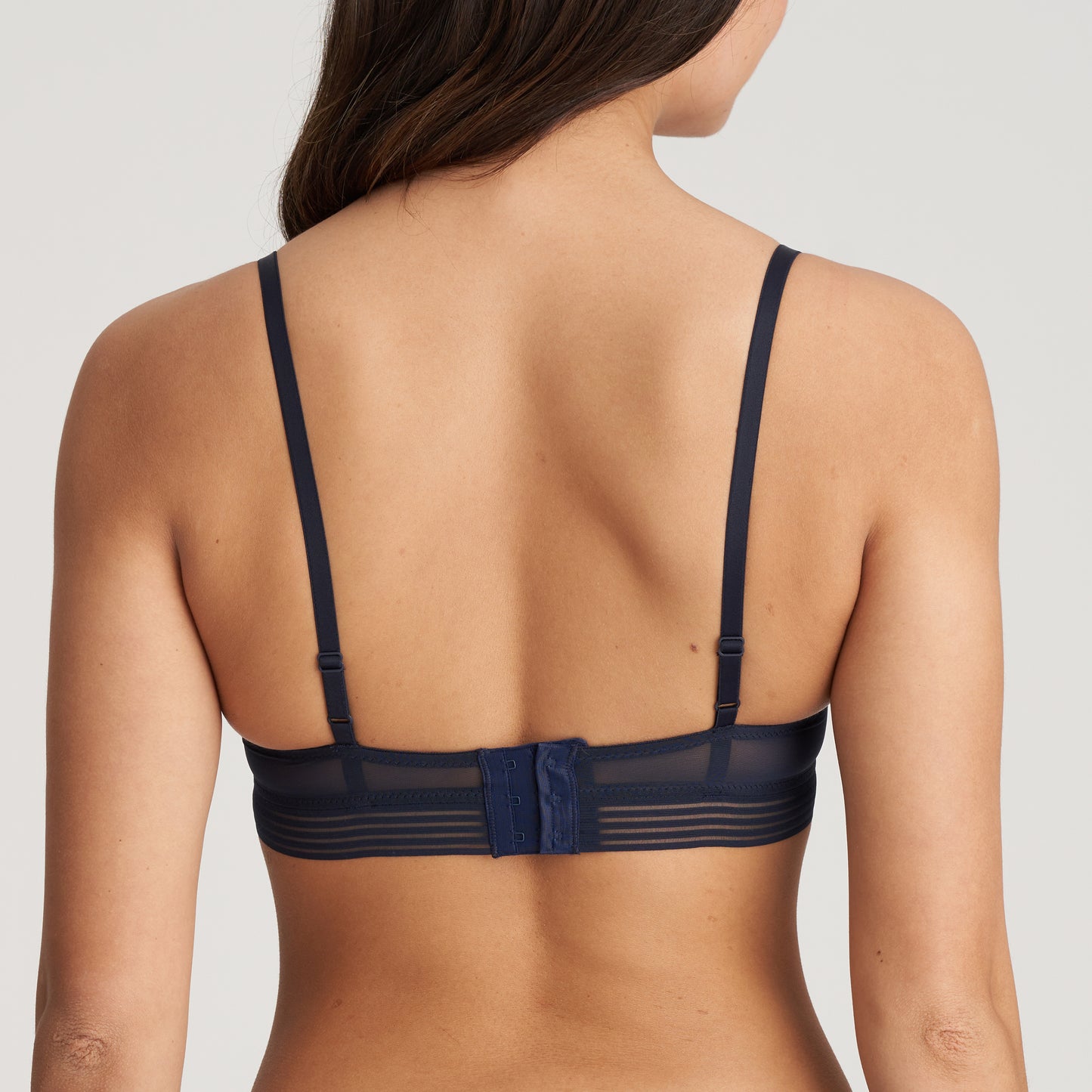 Marie Jo Tokuda plunge bh longline velvet blue