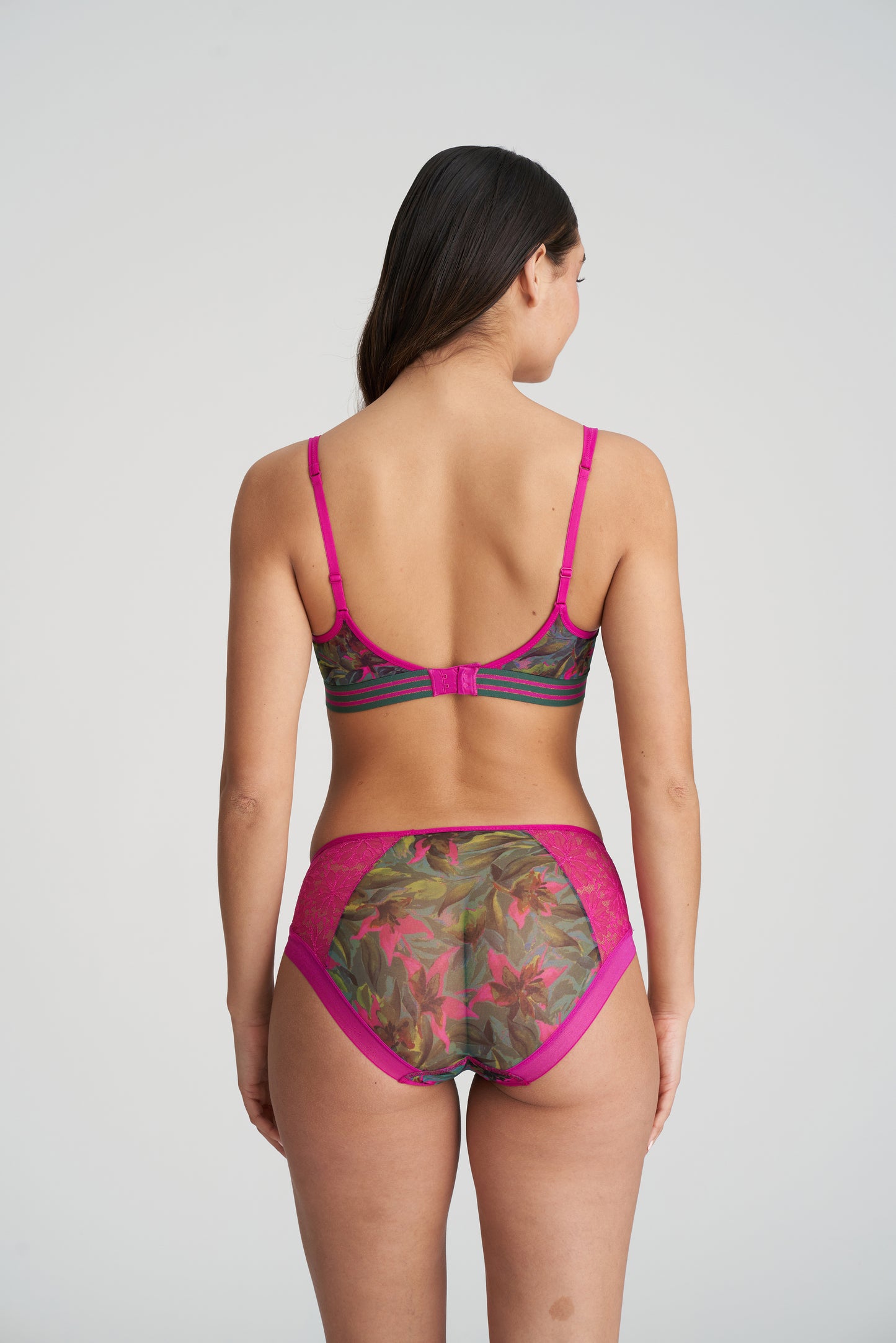 Marie Jo Cuzco plunge bh longline tropical fusion