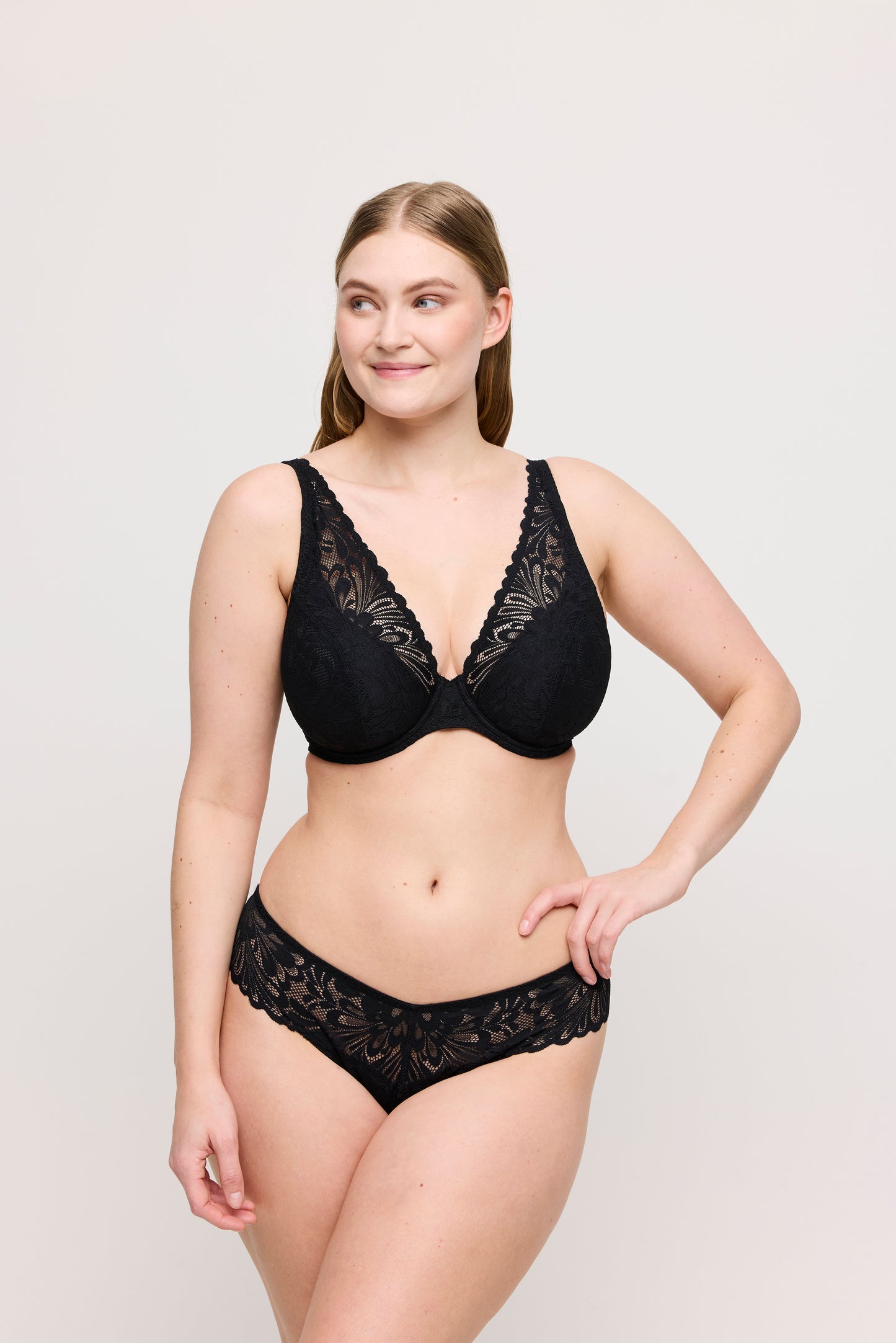 Primadonna Twist Rupi plunge bh halve mousse cups zwart