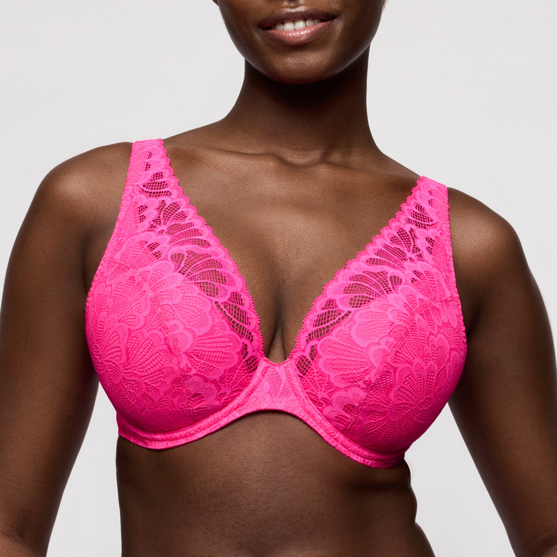 Primadonna Twist Mocuto plunge bh halve mousse cups Pixie Blossom