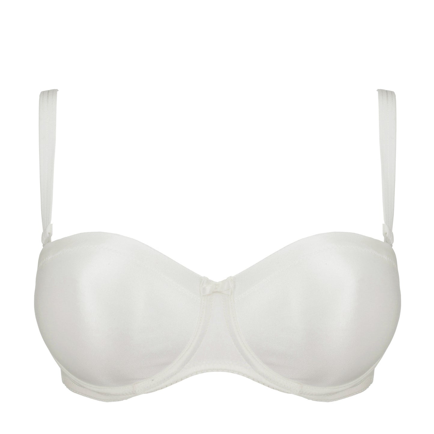 Primadonna Satin strapless bh zonder mousse natuur