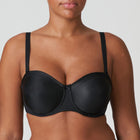 Primadonna Satin strapless bh zonder mousse zwart