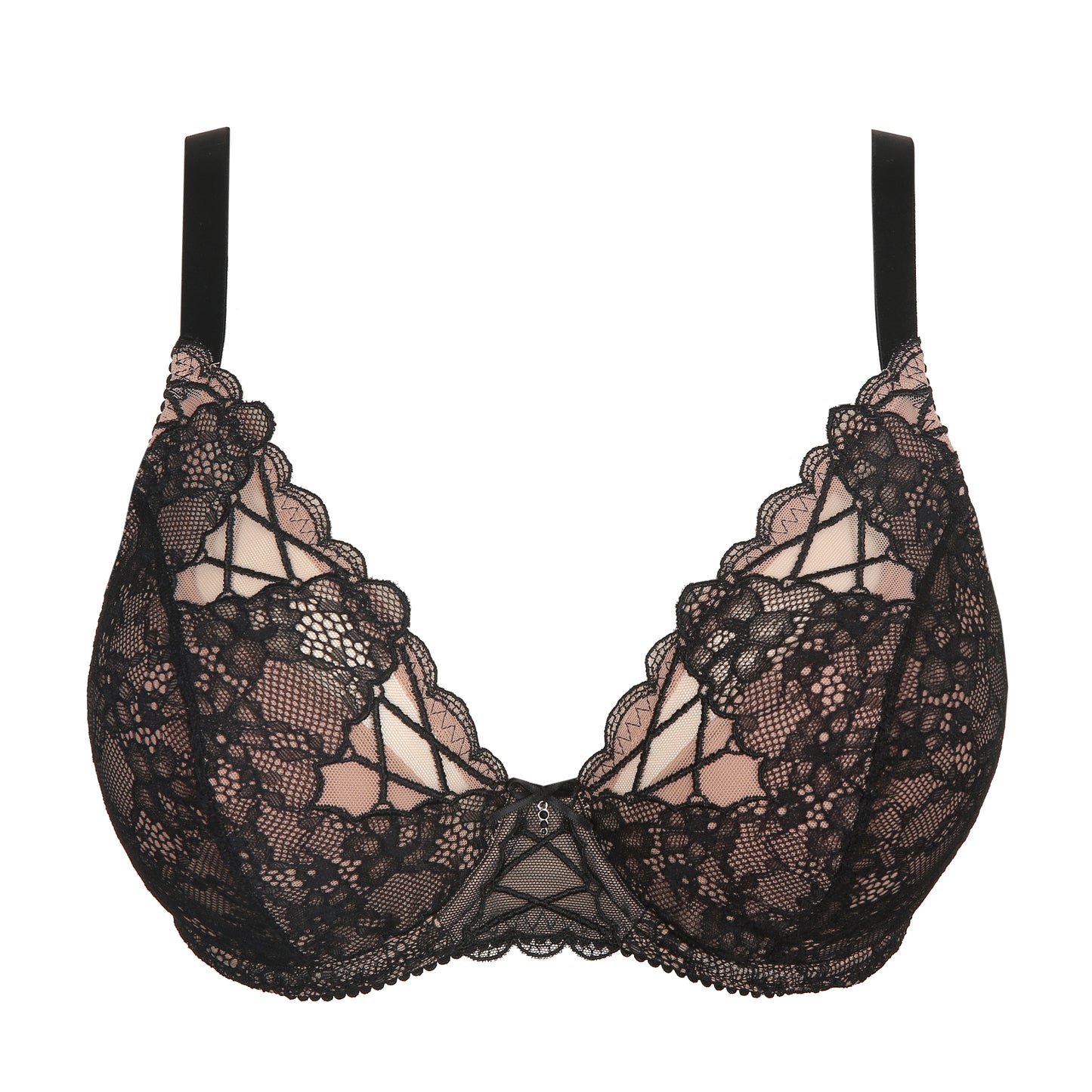 Primadonna Livonia plunge bh halve mousse cups zwart