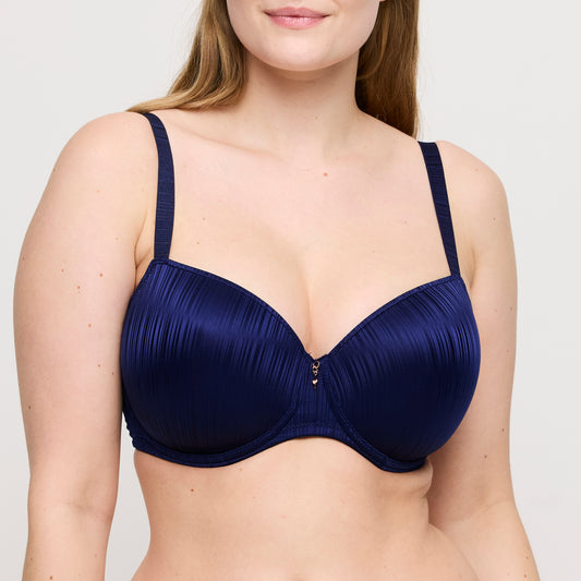 Primadonna Twist Knokke voorgevormde balconette bh saffier blauw