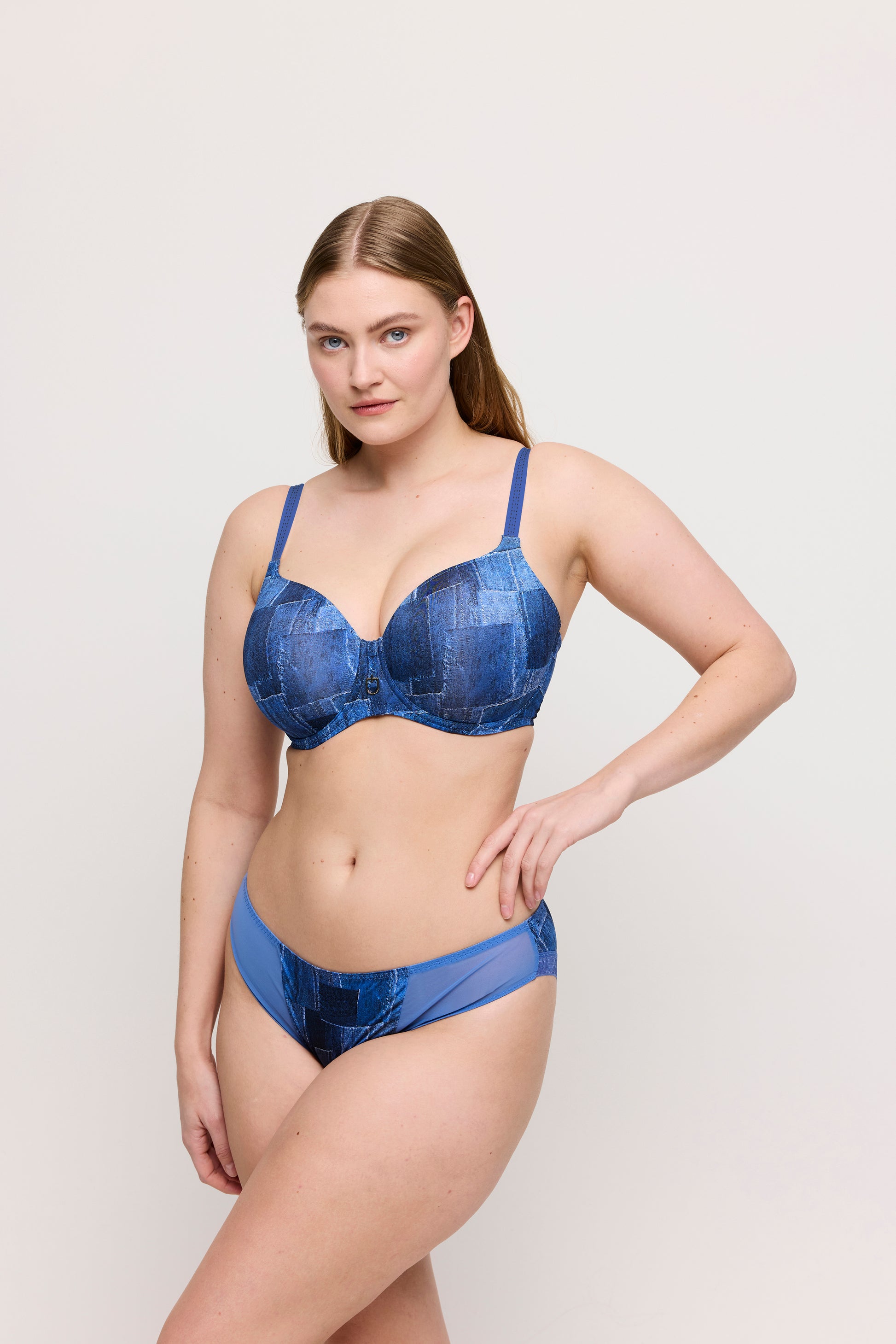 Primadonna Twist Mauna voorgevormde bh - hartvorm Twill Blue
