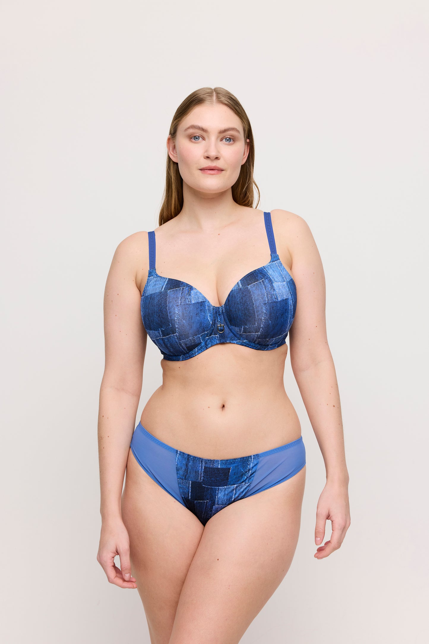 Primadonna Twist Mauna voorgevormde bh - hartvorm Twill Blue