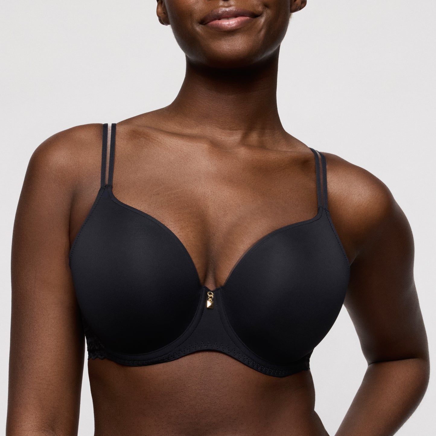 Primadonna Twist Twist side voorgevormde bh - hartvorm charbon
