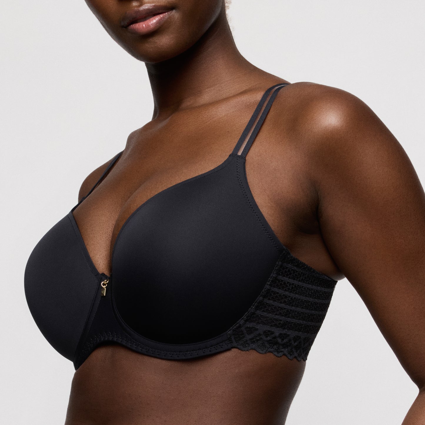 Primadonna Twist Twist side voorgevormde bh - hartvorm charbon