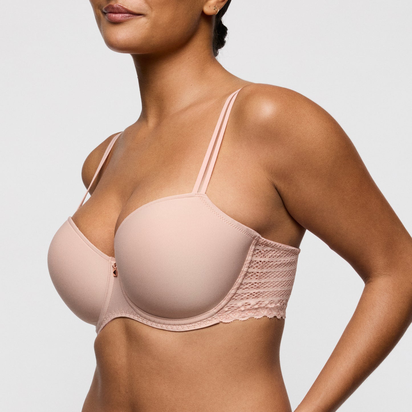 Primadonna Twist Twist side voorgevormde balconette bh Powder Rose