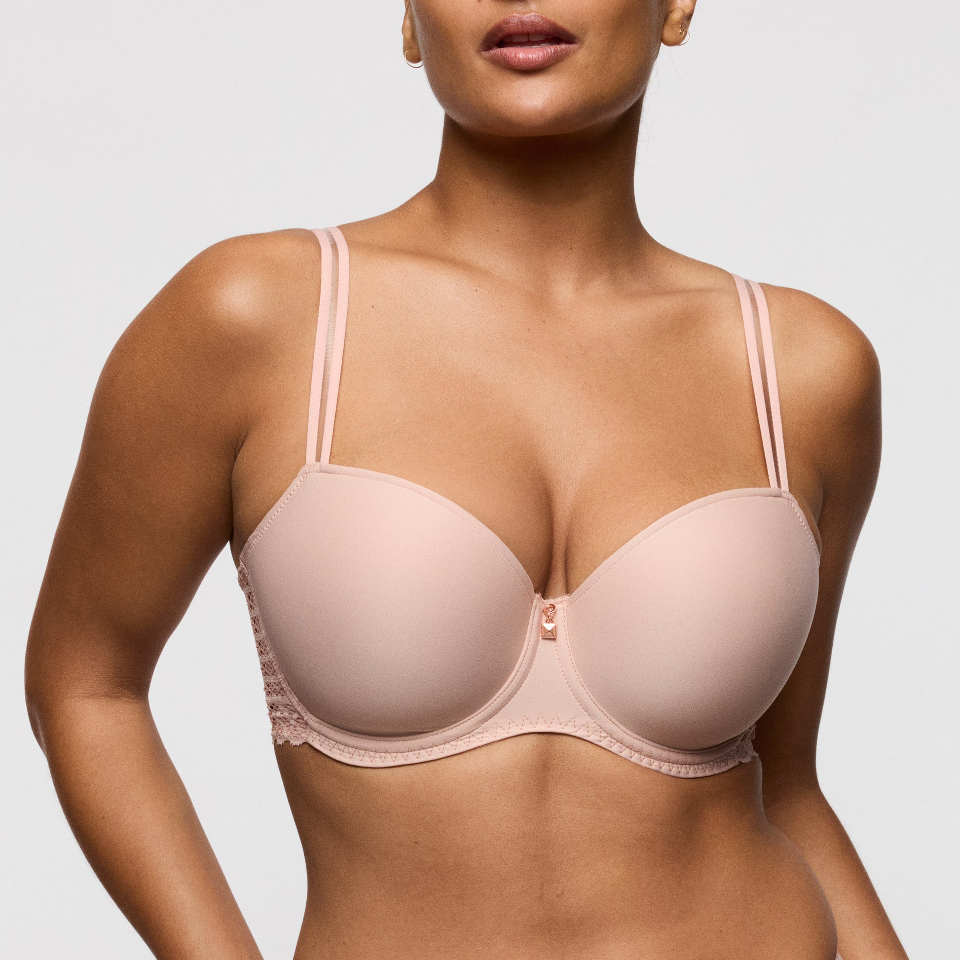 Primadonna Twist Twist side voorgevormde balconette bh Powder Rose