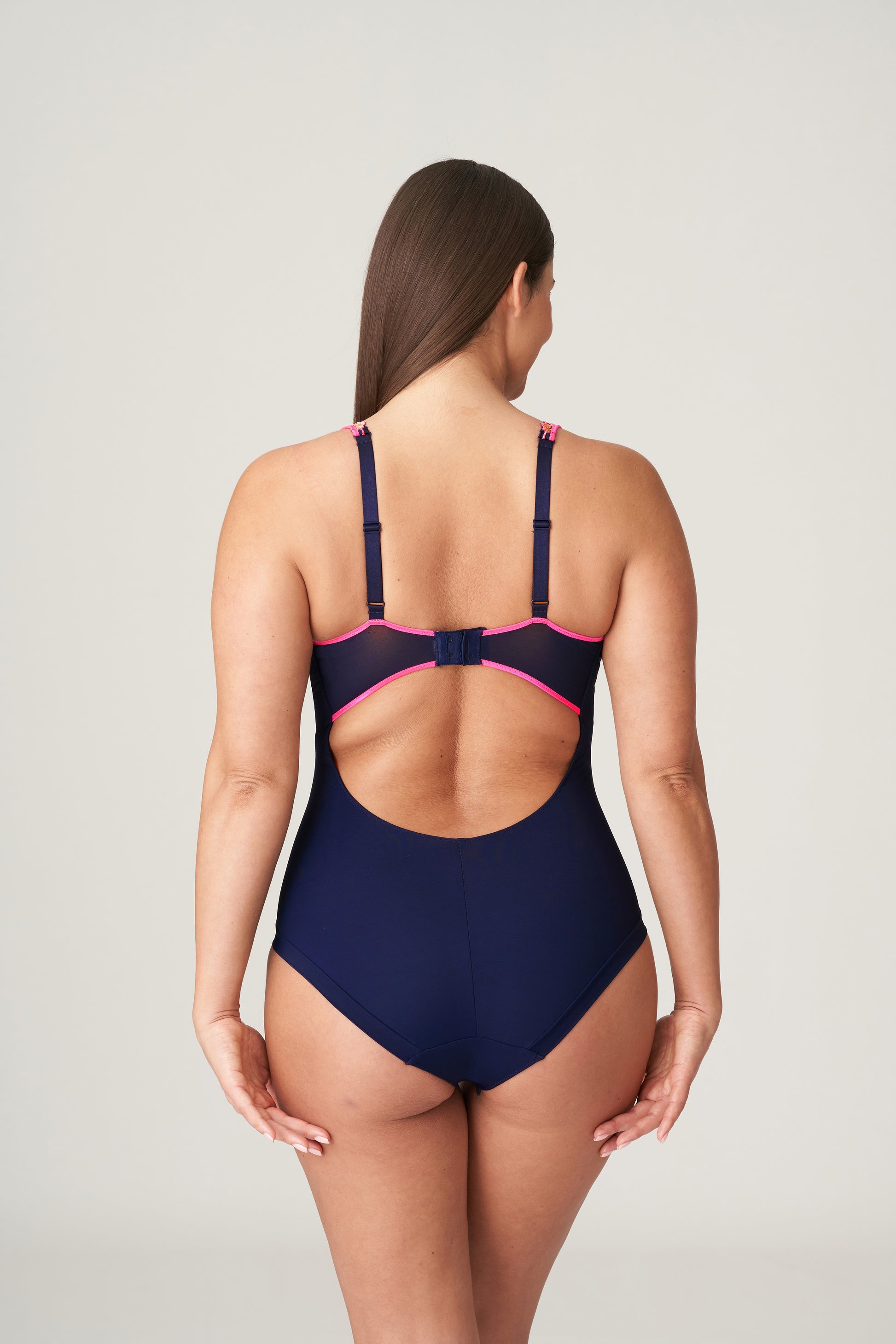 Primadonna Devdaha plunge body halve mousse cups velvet blue