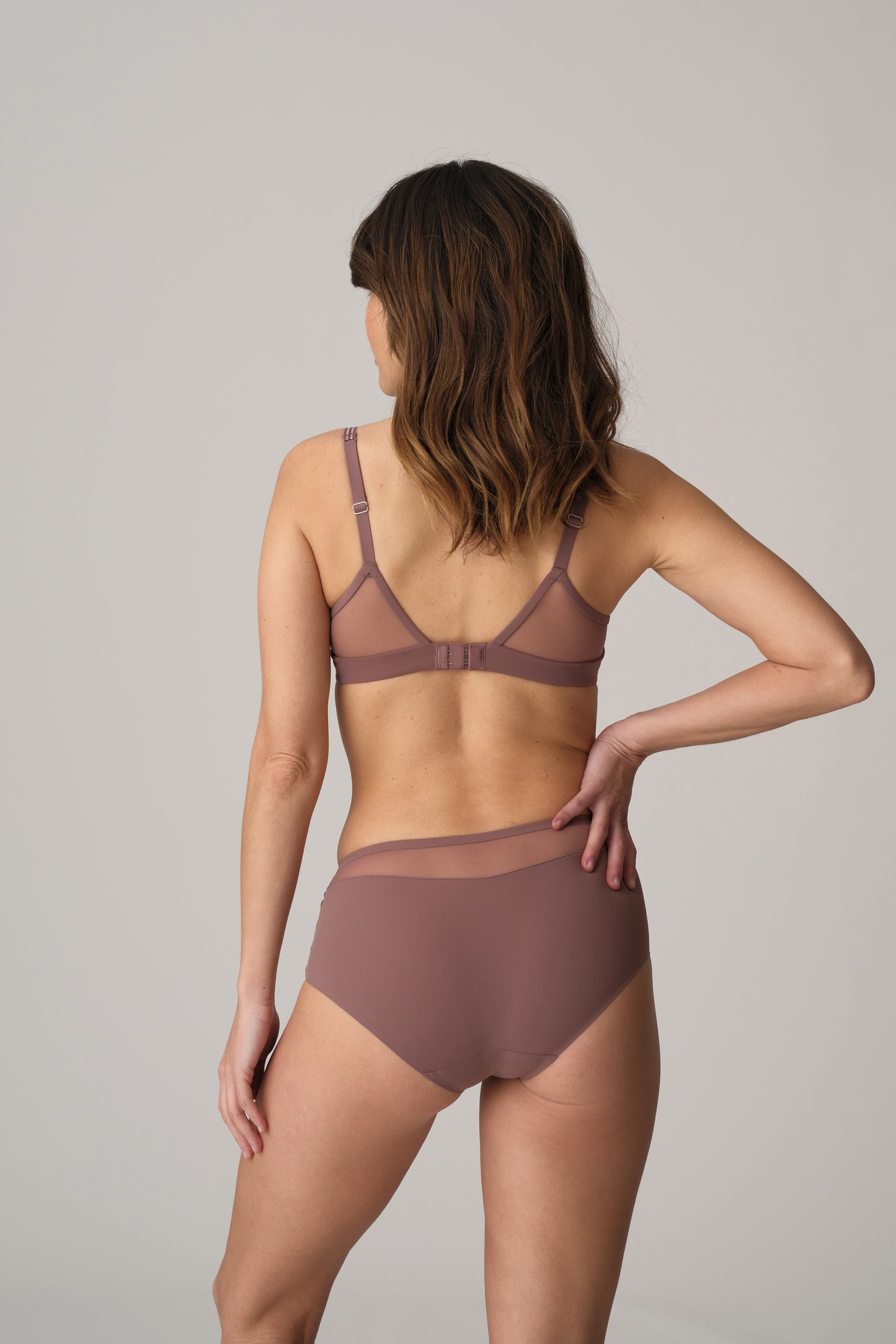 Marie Jo Louie short satin taupe