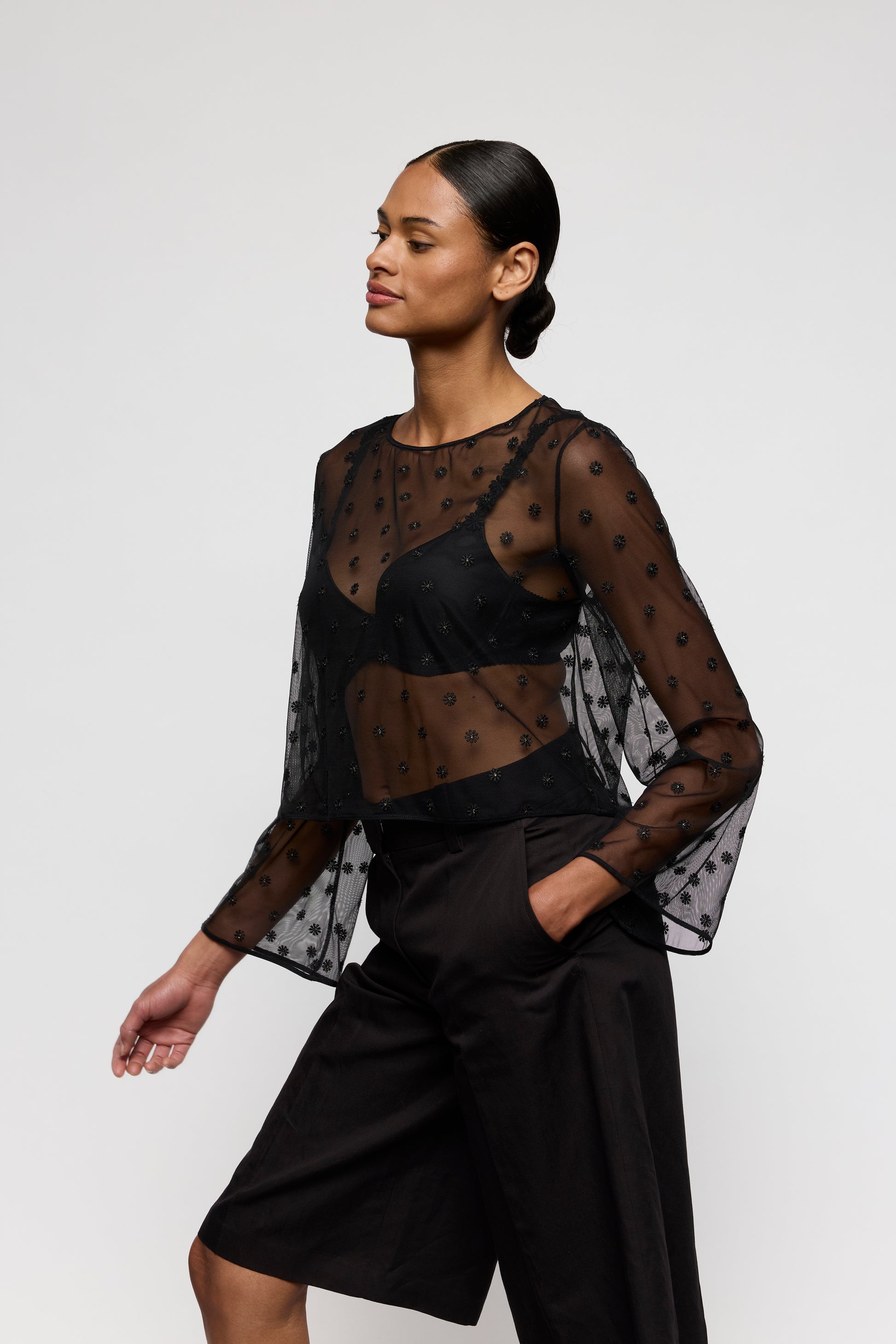 Marie Jo Daisy topje zonder cups zwart