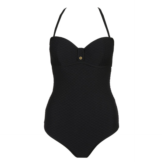 Marie Jo Swim Brigitte strapless badpak met mousse zwart