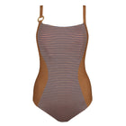 Marie Jo Swim Saturna voorgevormd badpak beugelloos Ocean Bronze