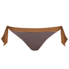 Marie Jo Swim Saturna bikini heupslip met koordjes Ocean Bronze