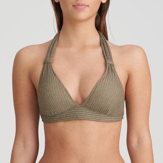 Marie Jo Swim Tinjis voorgevormde triangel bikini golden olive