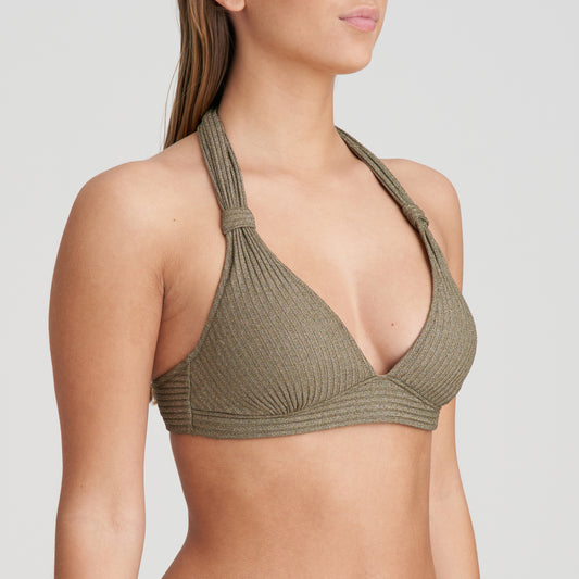 Marie Jo Swim Tinjis voorgevormde triangel bikini golden olive