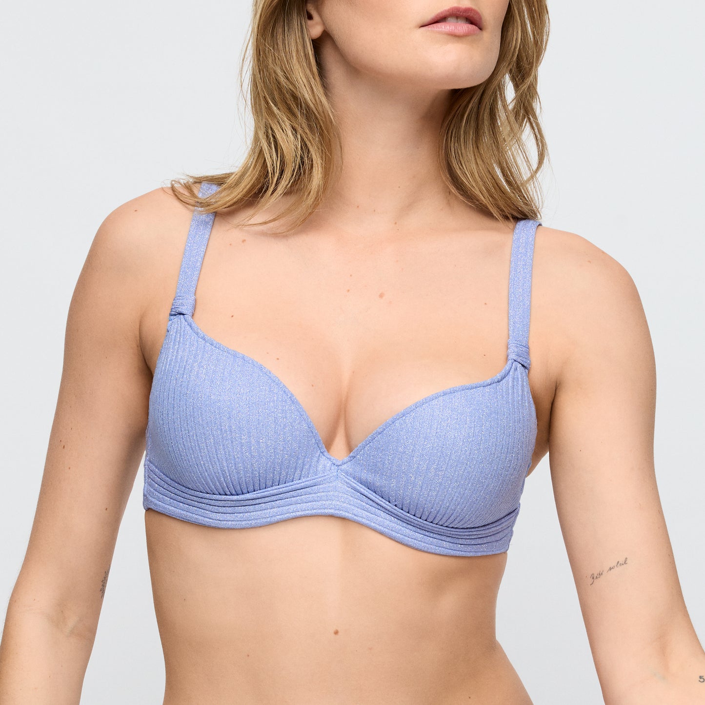 Marie Jo Swim Tinjis voorgevormde plunge bikinitop Sparkling dusk