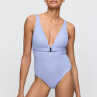 Marie Jo Swim Tinjis plunge badpak zonder beugels Sparkling dusk