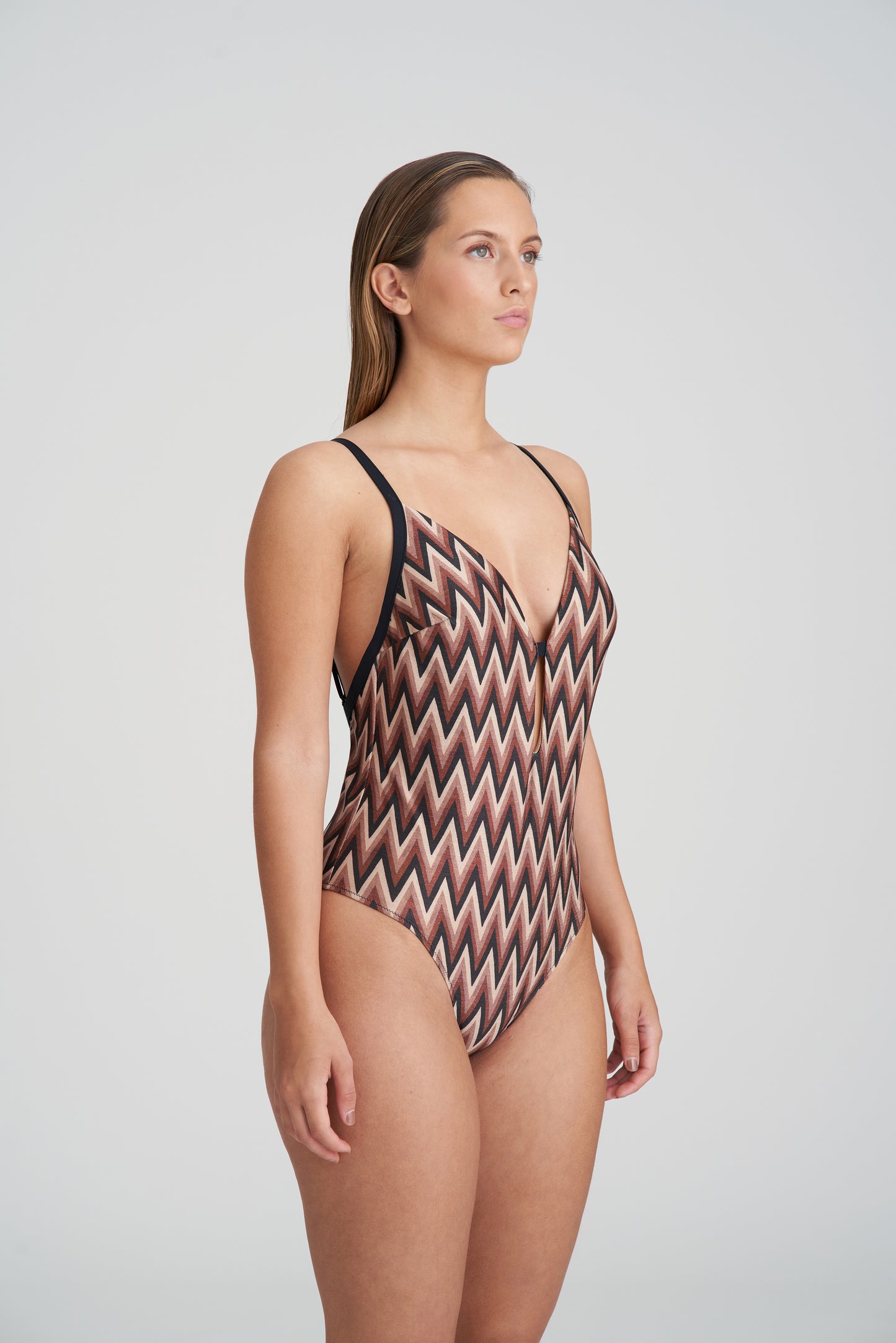 Marie Jo Swim Su ana plunge badpak zonder beugels Miramar