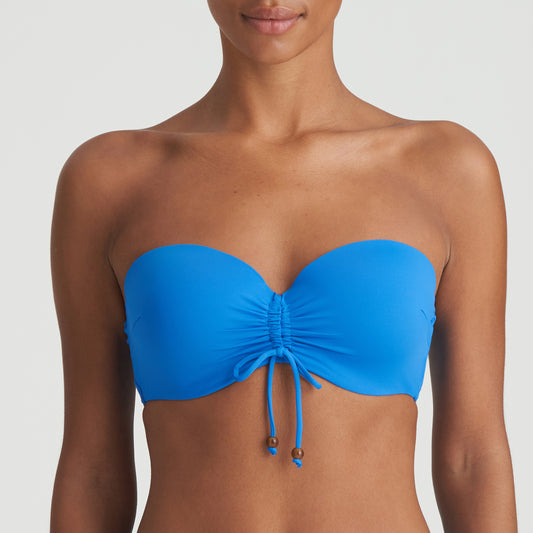 Marie Jo Swim Flidais voorgevormde bikini strapless mistral blauw