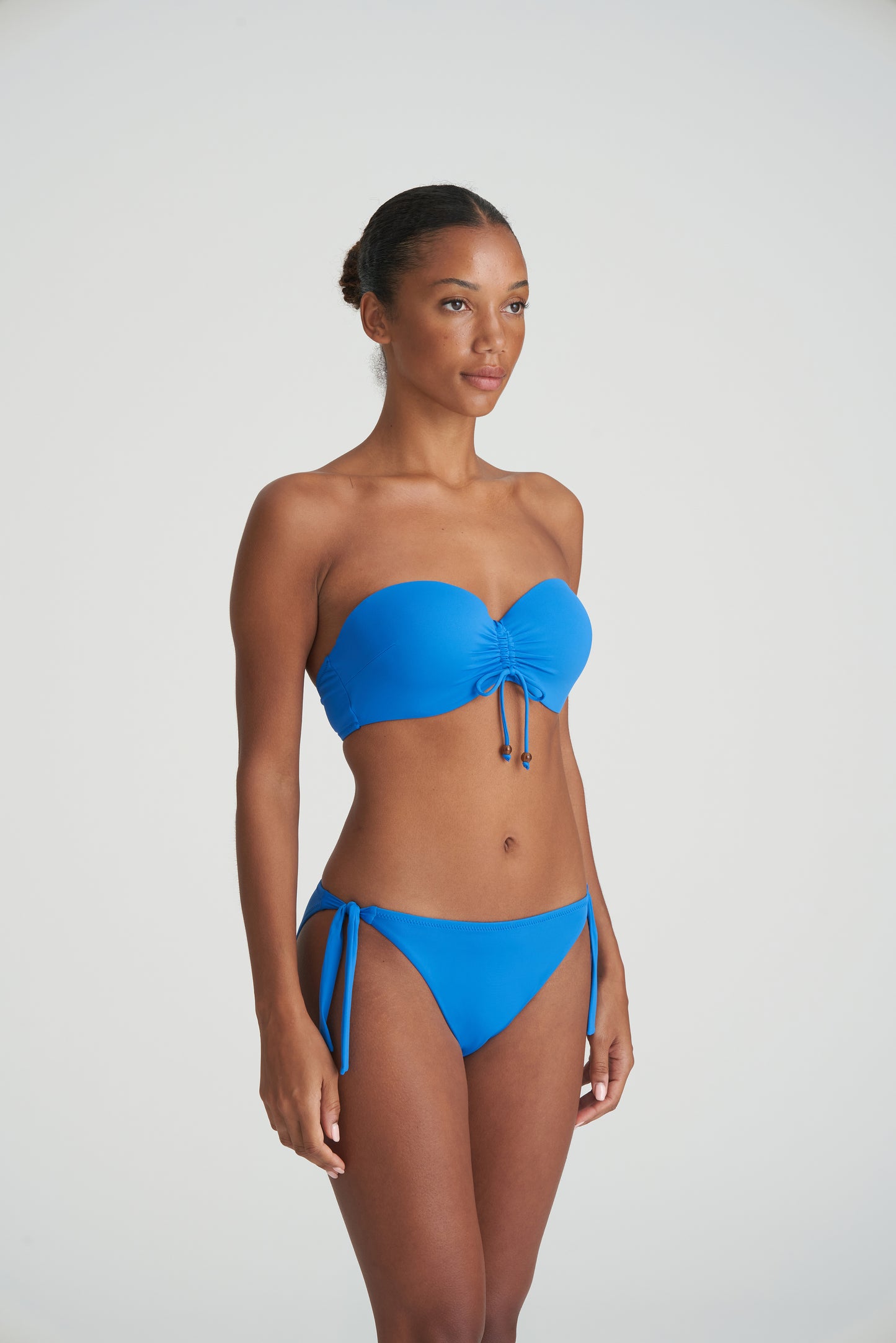 Marie Jo Swim Flidais bikini heupslip met koordjes mistral blauw