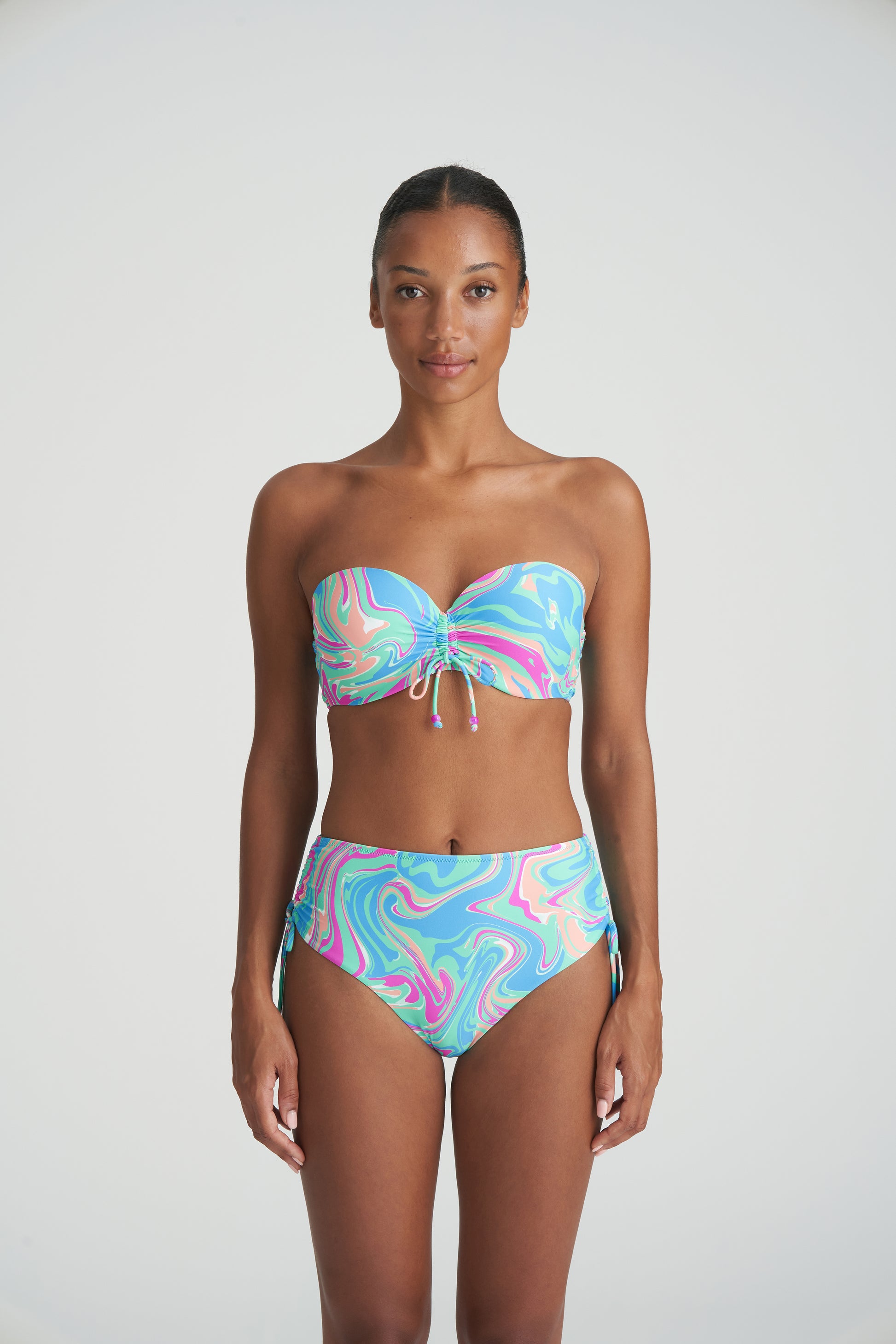 Marie Jo Swim Arubani voorgevormde bikini strapless Ocean Swirl