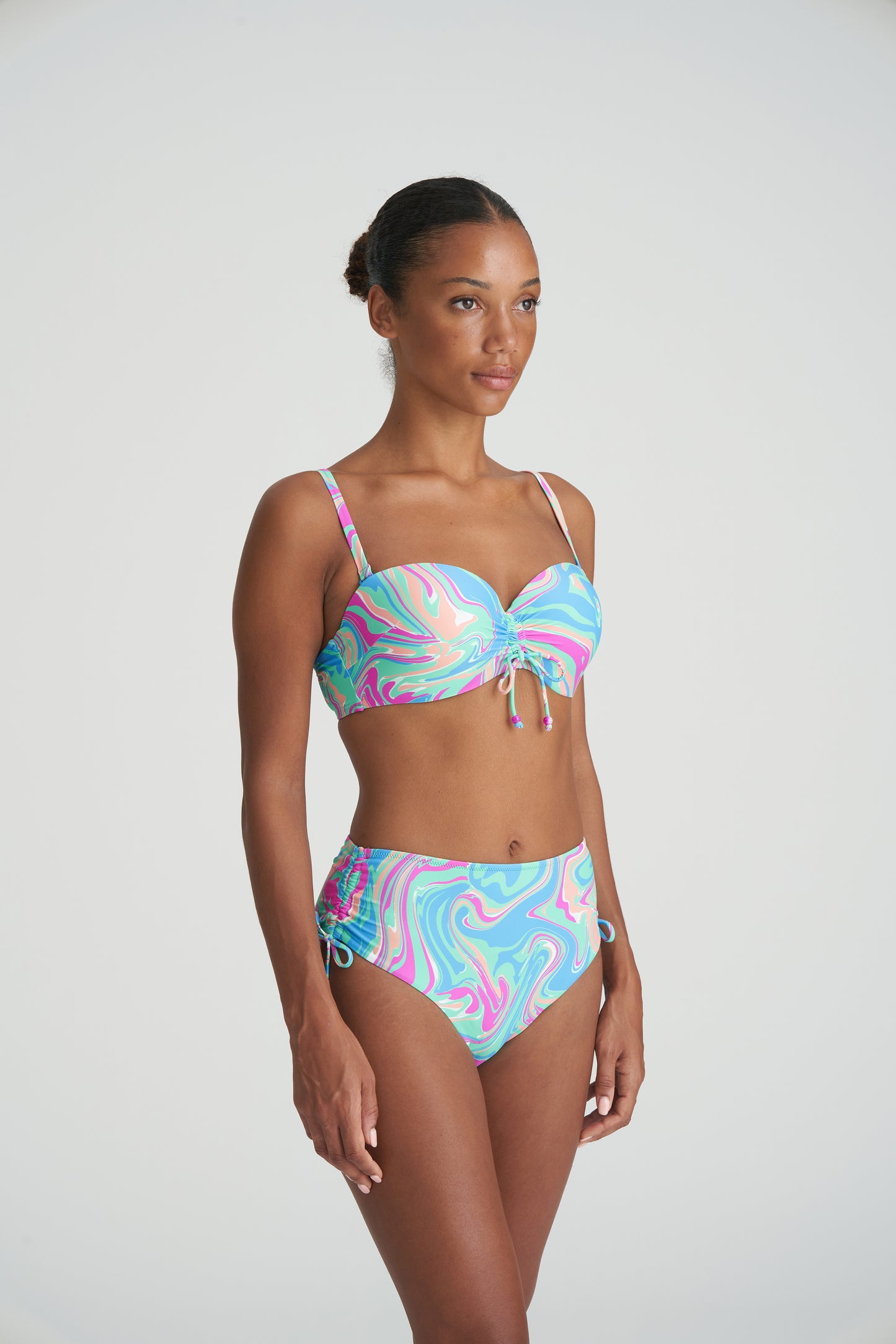 Marie Jo Swim Arubani voorgevormde bikini strapless Ocean Swirl