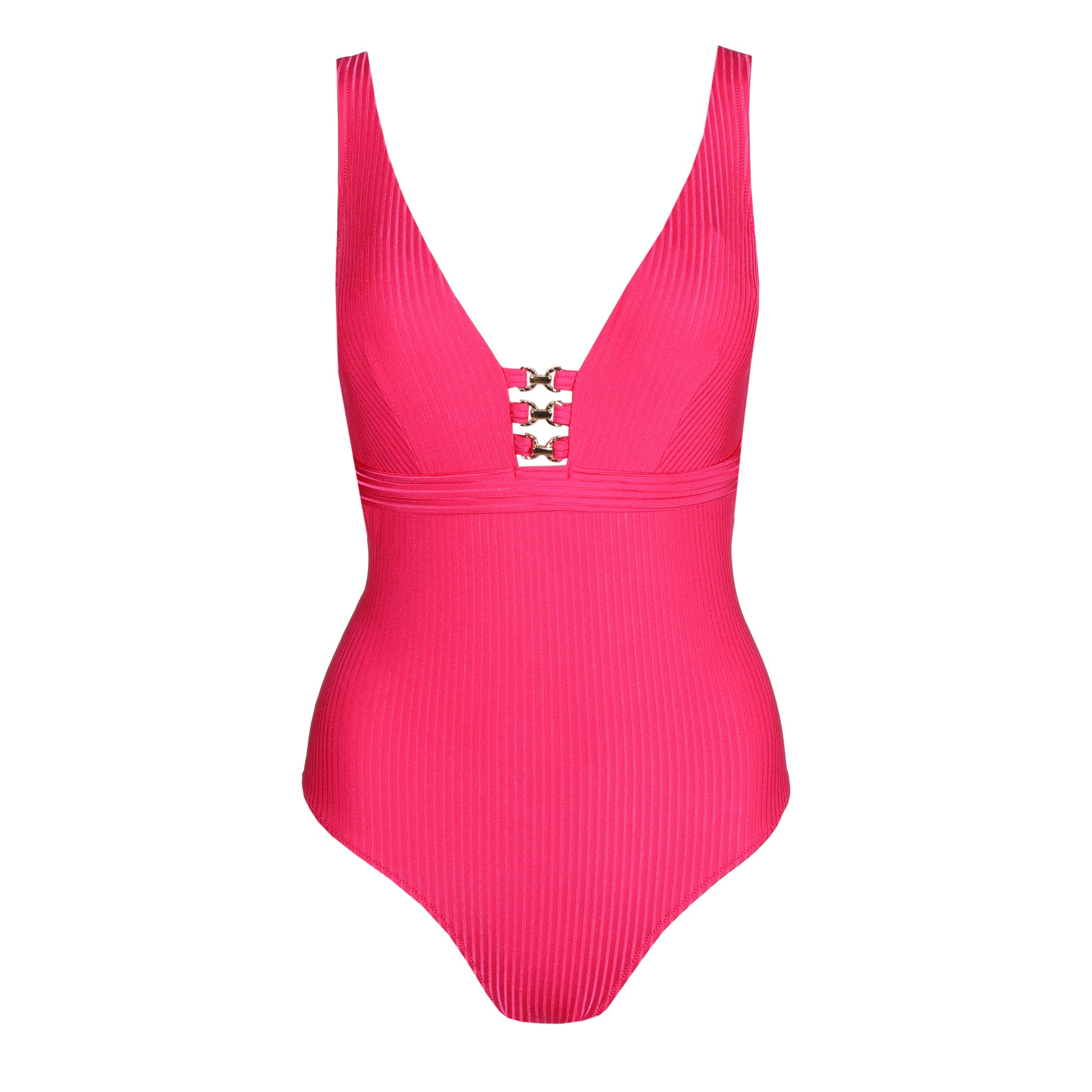 Marie Jo Swim Emly plunge badpak zonder beugels Dragon Fruit