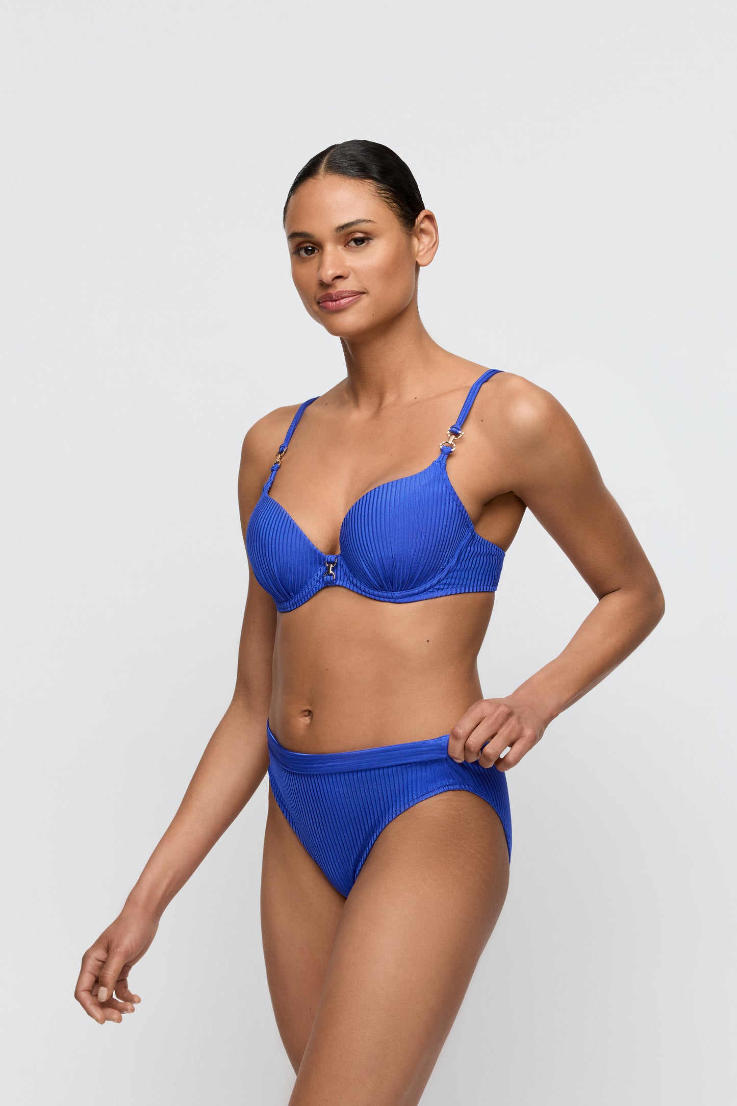 Marie Jo Swim Emly bikini slip met omslag Electric Blue