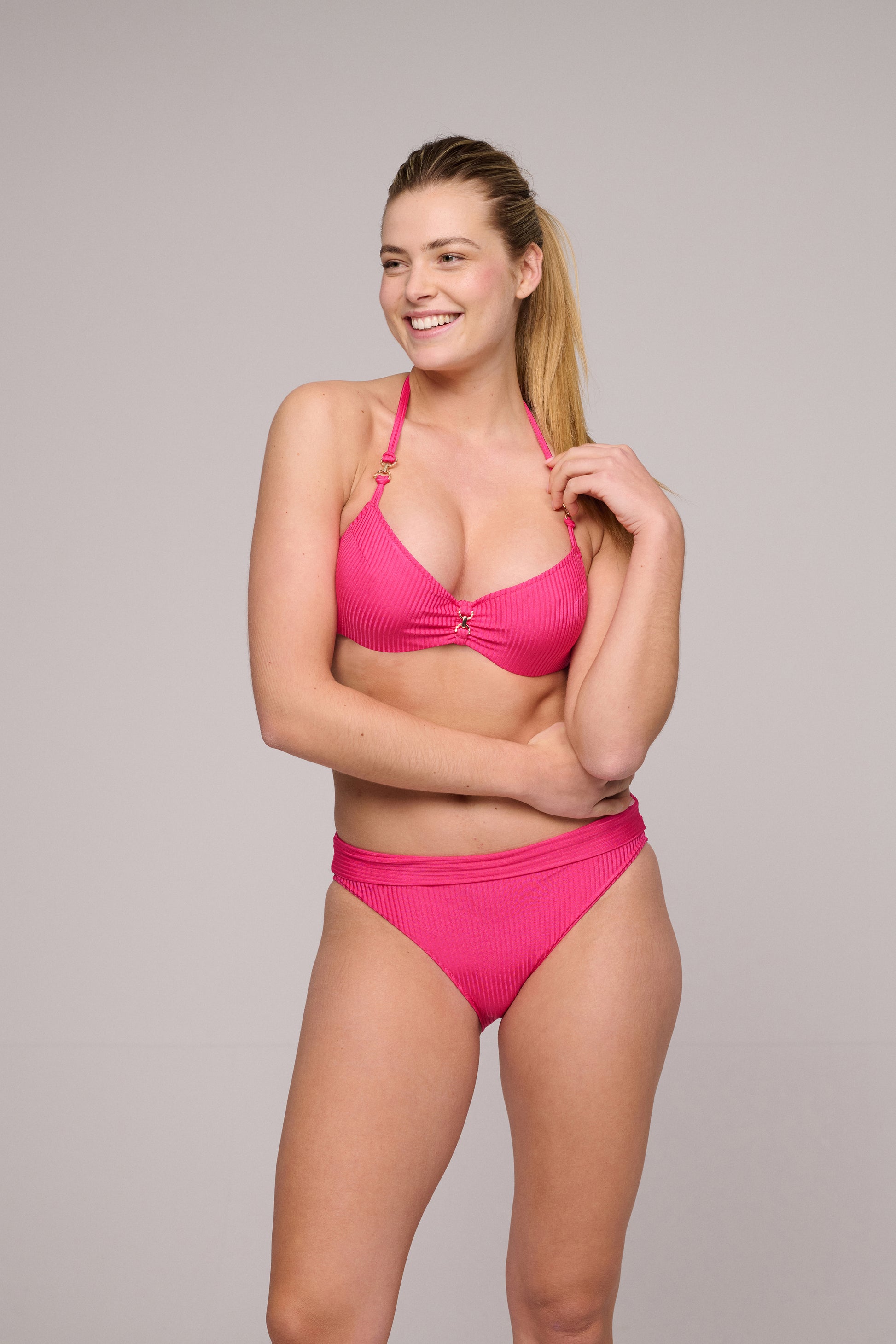 Marie Jo Swim Emly bikini slip met omslag Dragon Fruit