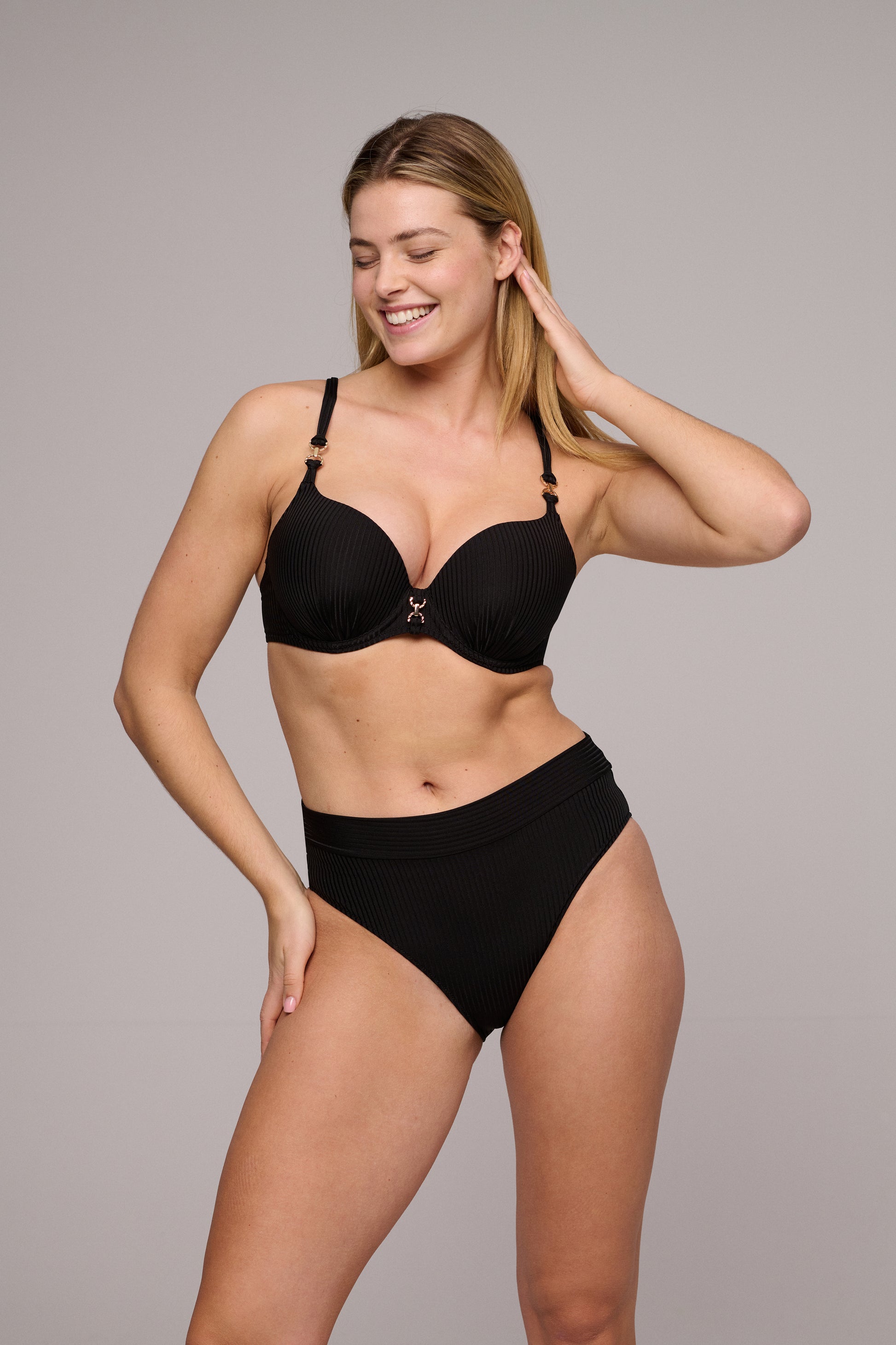 Marie Jo Swim Emly bikini slip met omslag zwart