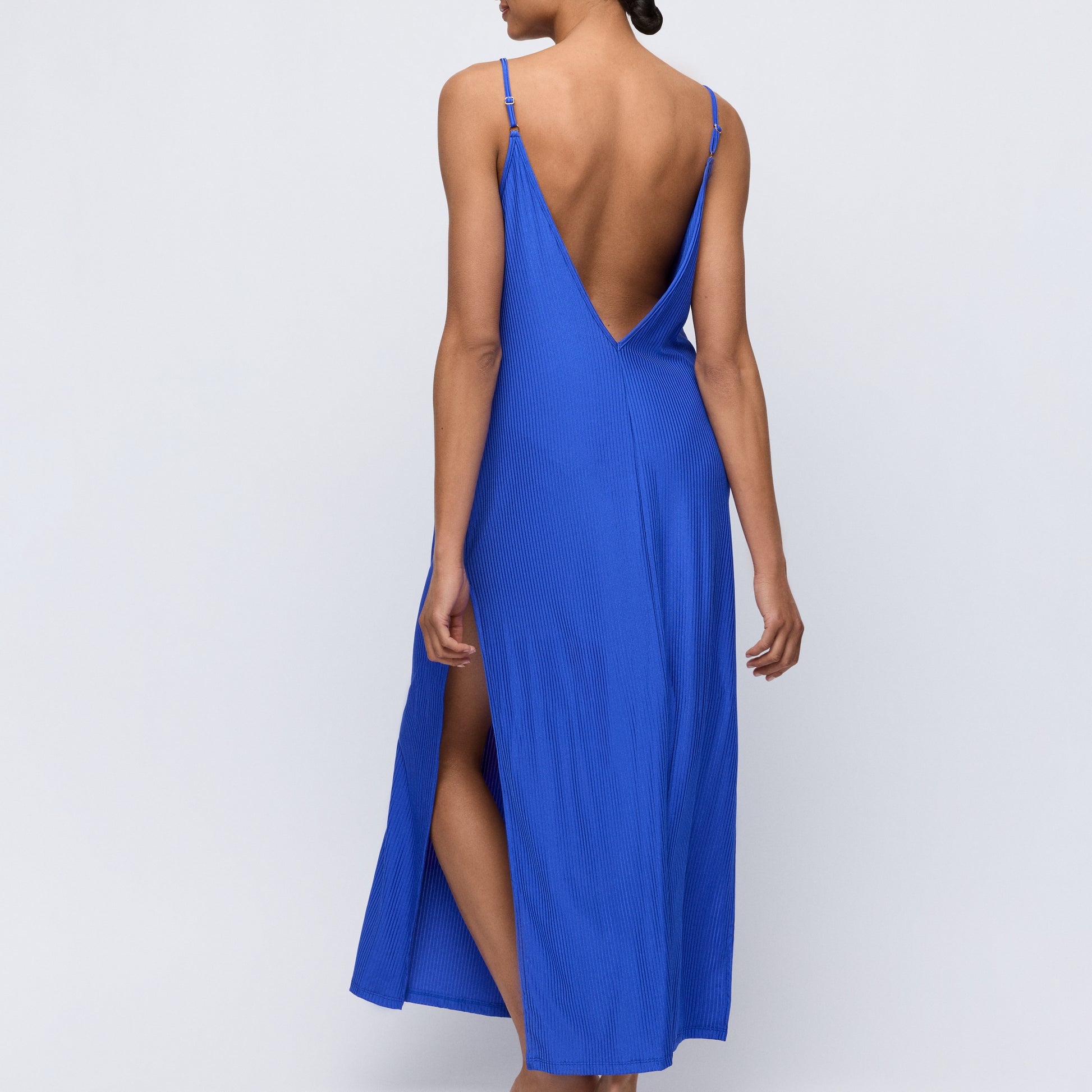 Marie Jo Swim Emly badmode lange jurk Electric Blue