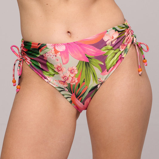 Marie Jo Swim Norma jeanne bikini tailleslip met koordjes Tropical Sunset