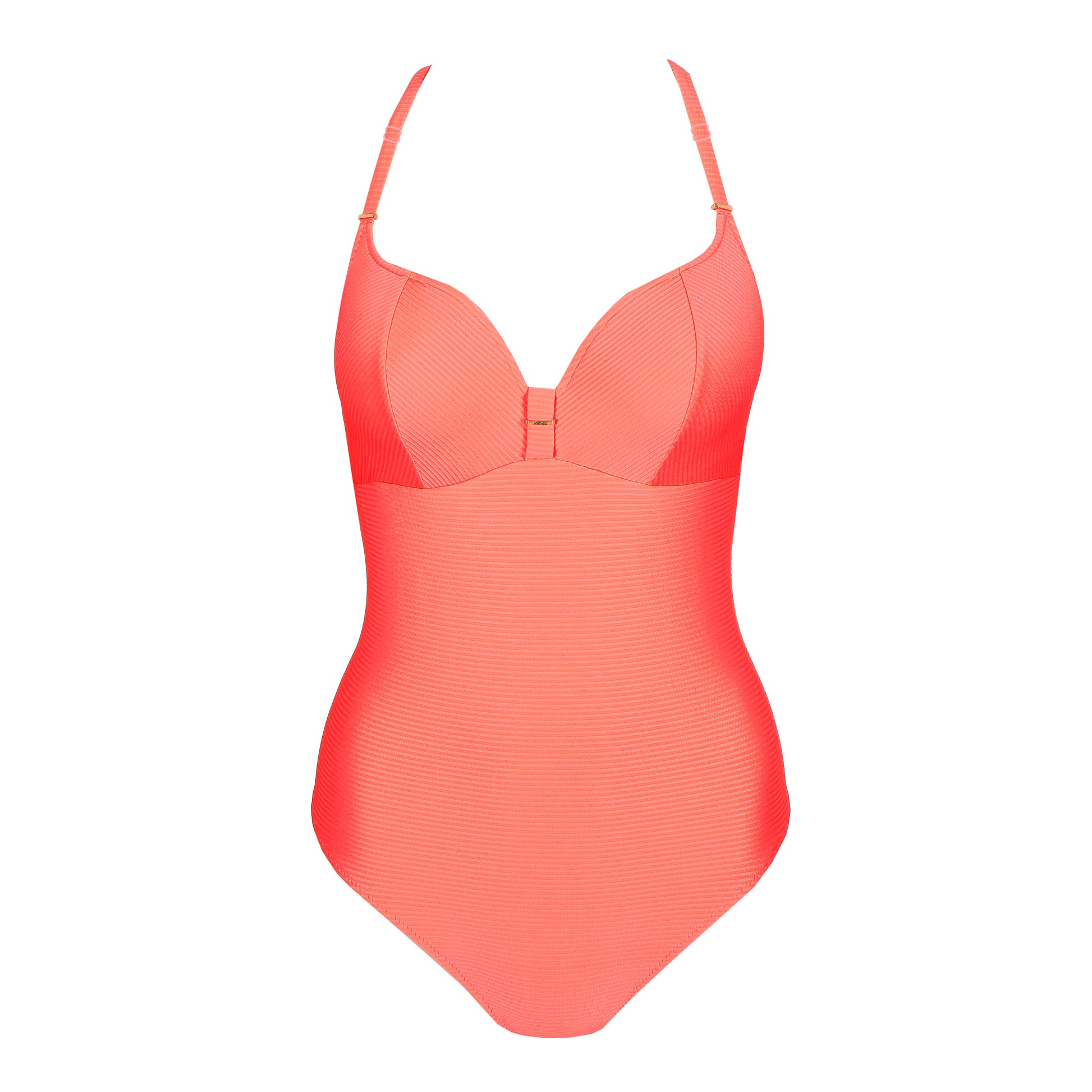 Marie Jo Swim Cassie voorgevormd badpak hartvorm Neon Fiesta