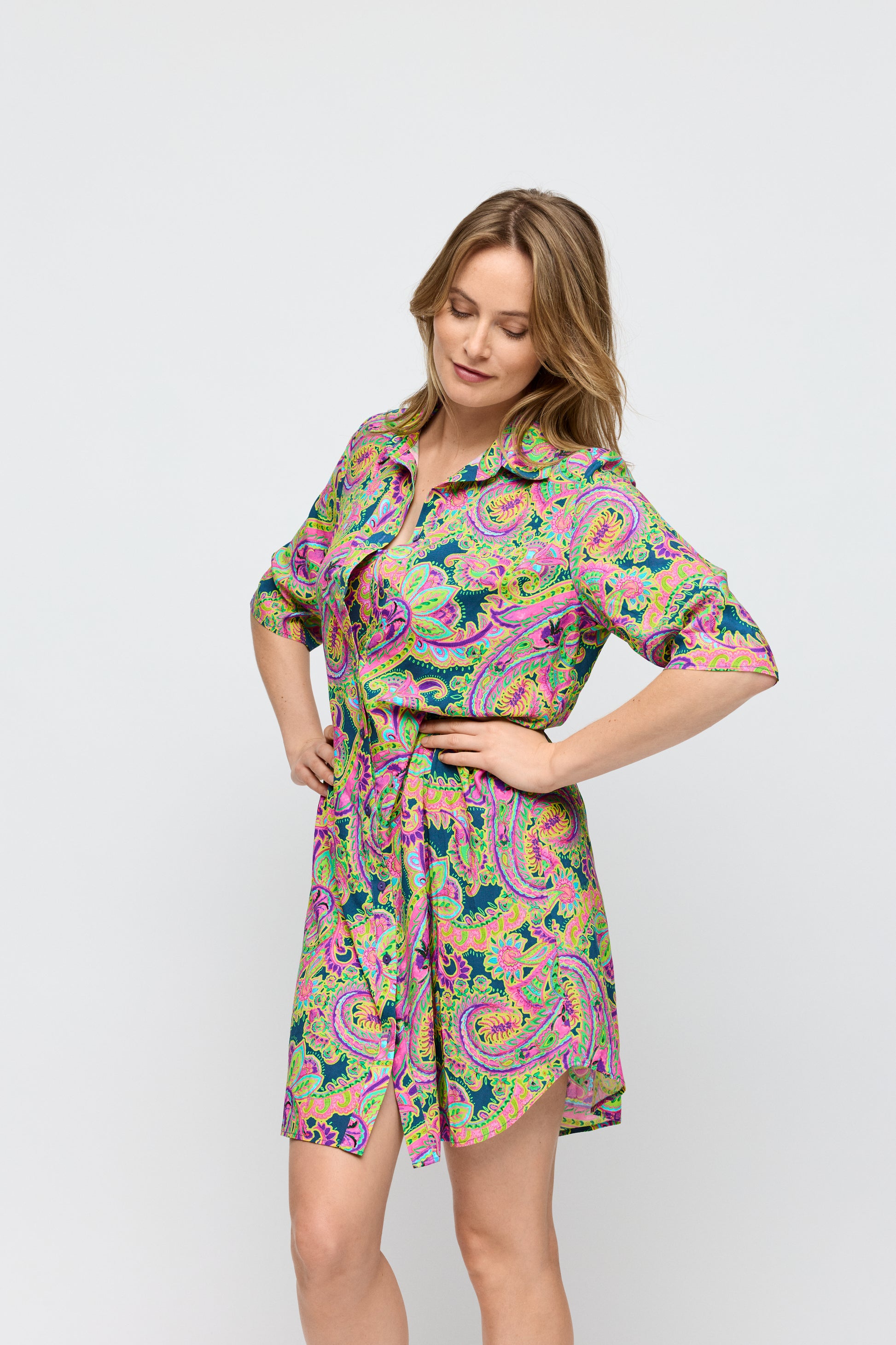 Marie Jo Swim Jolise badmode kort jurkje Tropical Paisley