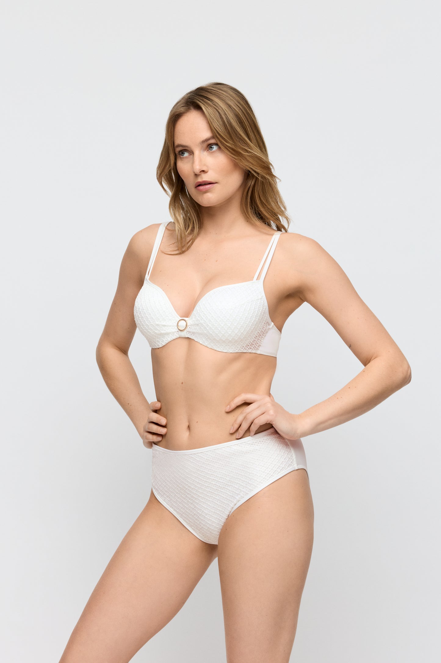 Marie Jo Swim Taleah voorgevormde bikini hartvorm elfin white