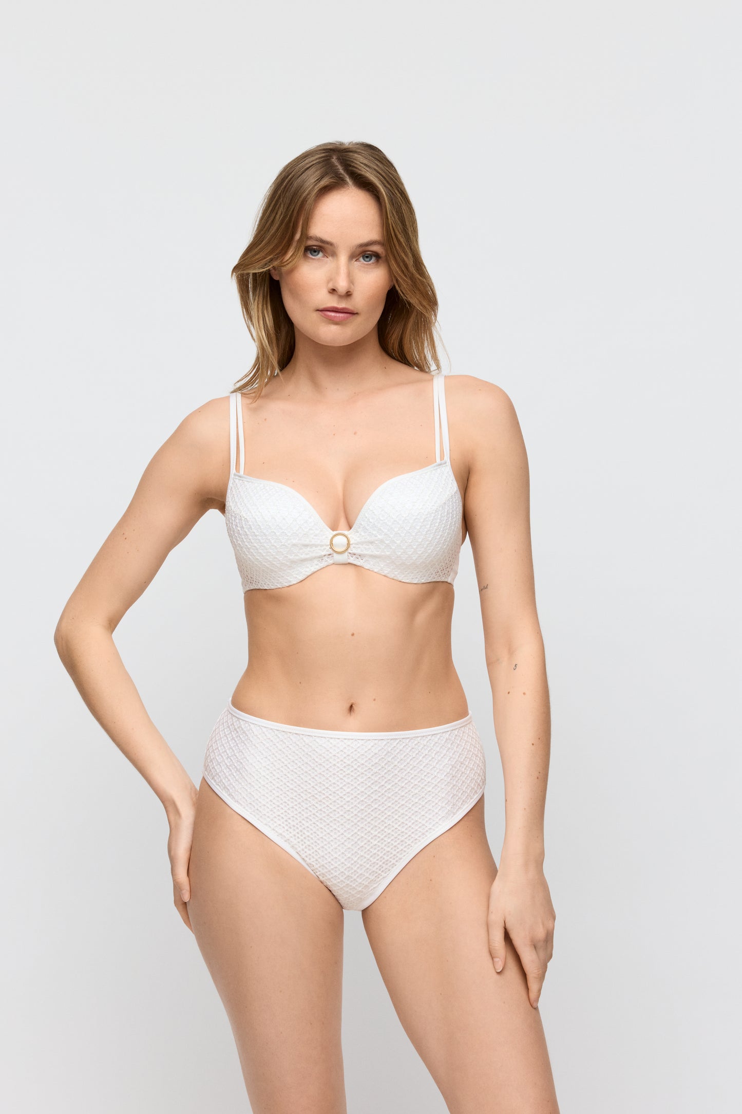 Marie Jo Swim Taleah voorgevormde bikini hartvorm elfin white