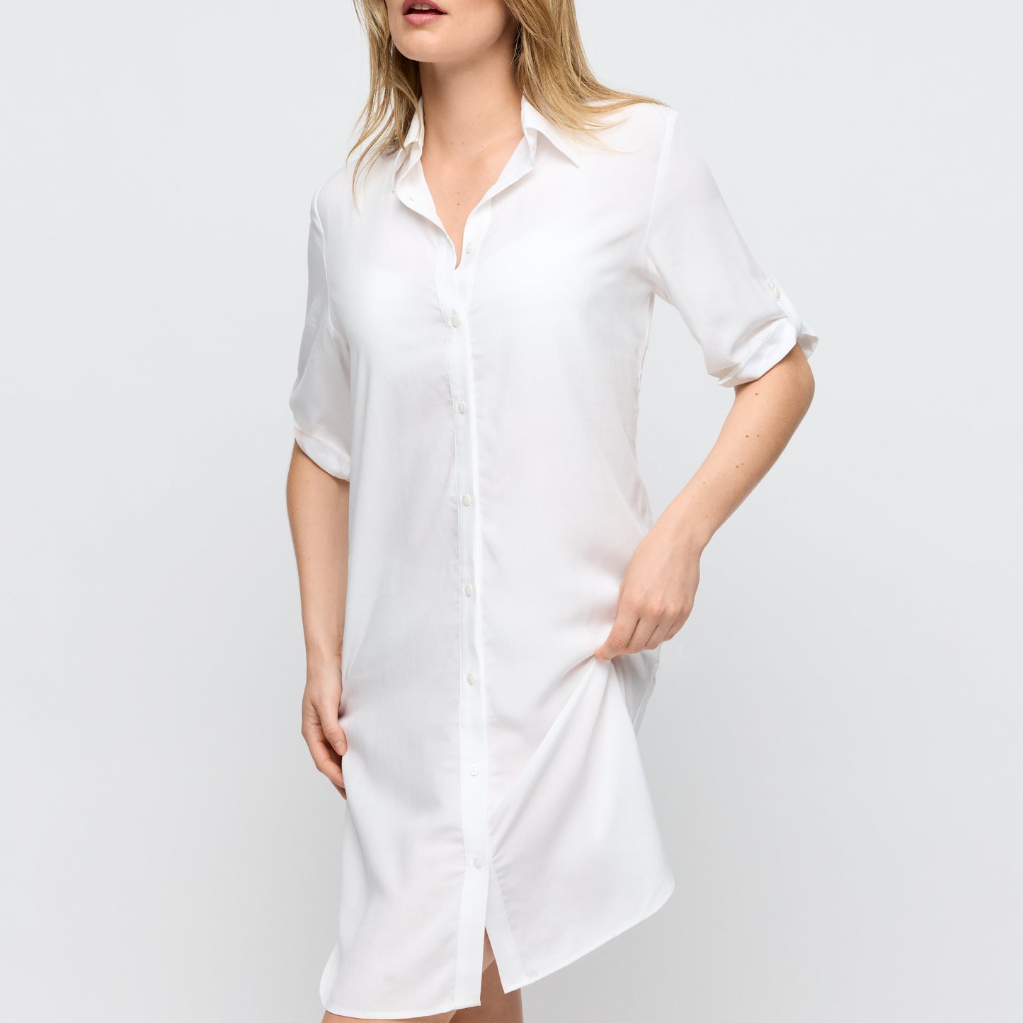 Marie Jo Swim Taleah badmode kort jurkje elfin white