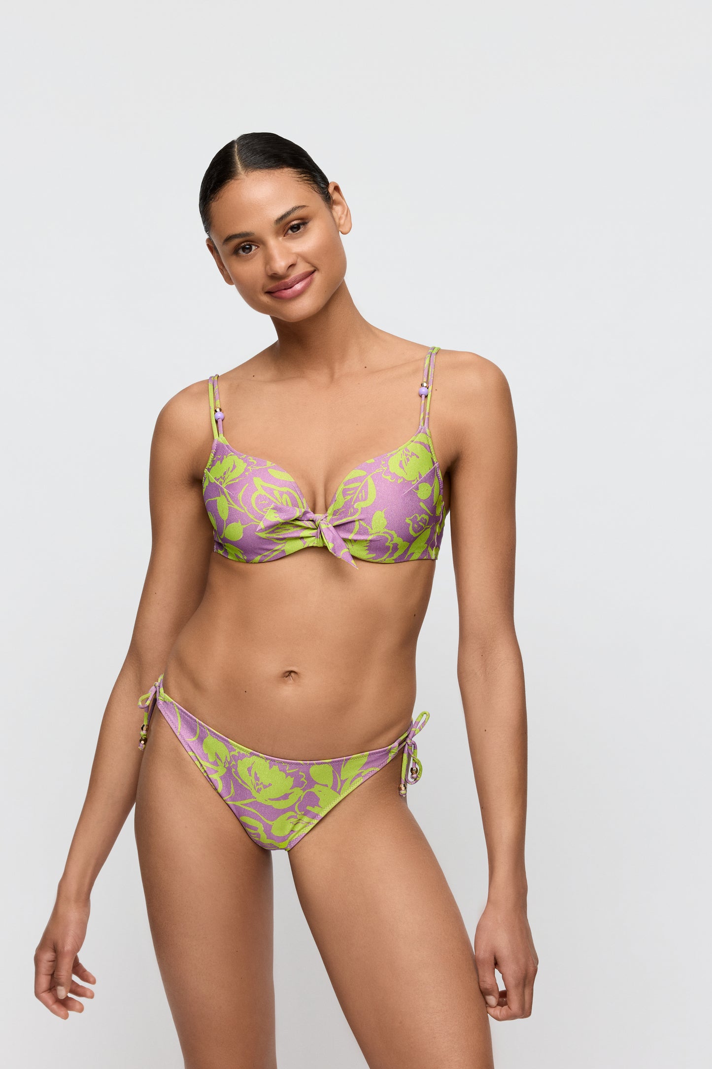 Marie Jo Swim Chalia bikini heupslip met koordjes Luminous Lines