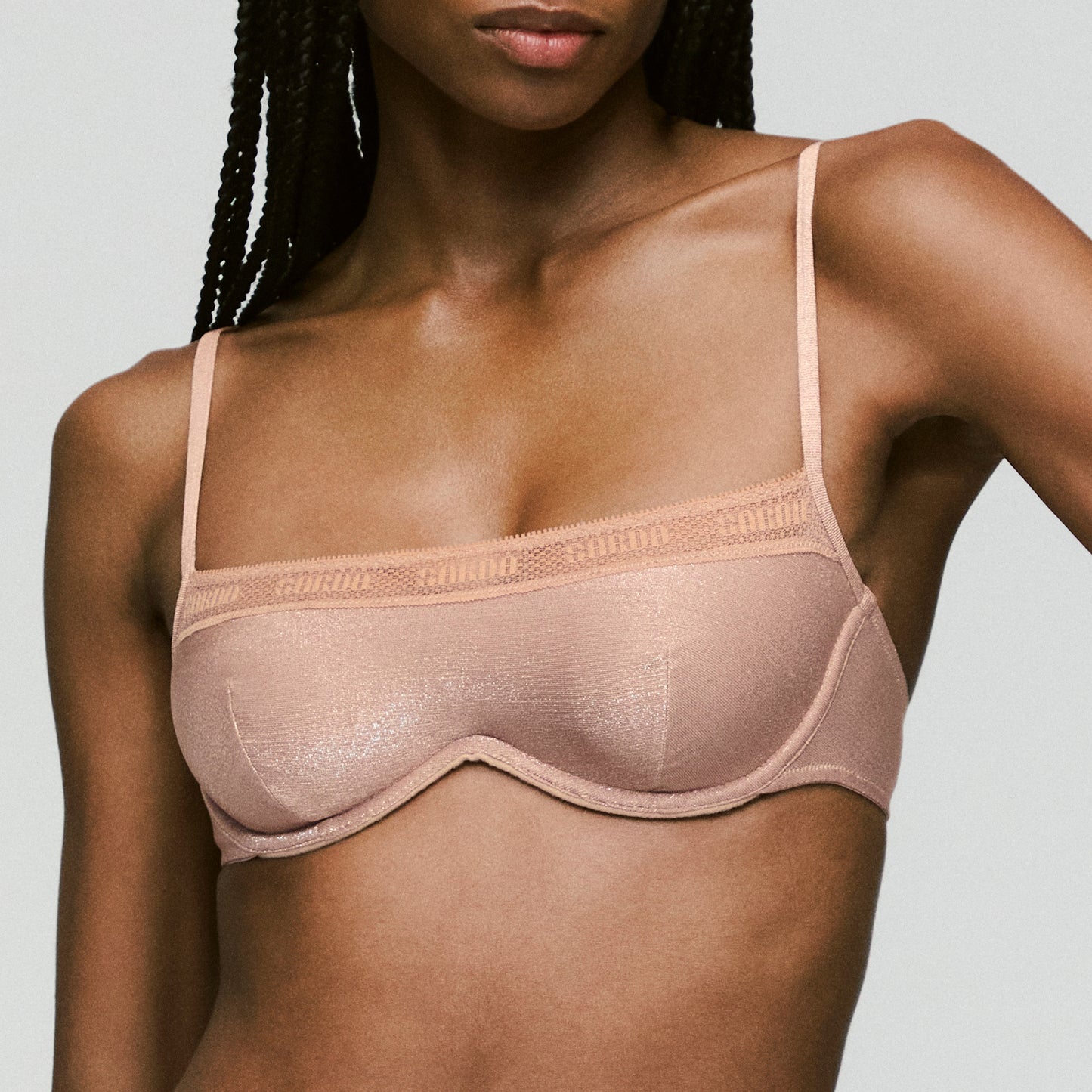 Sarda Carreras bralette flexi wire Warm Tan