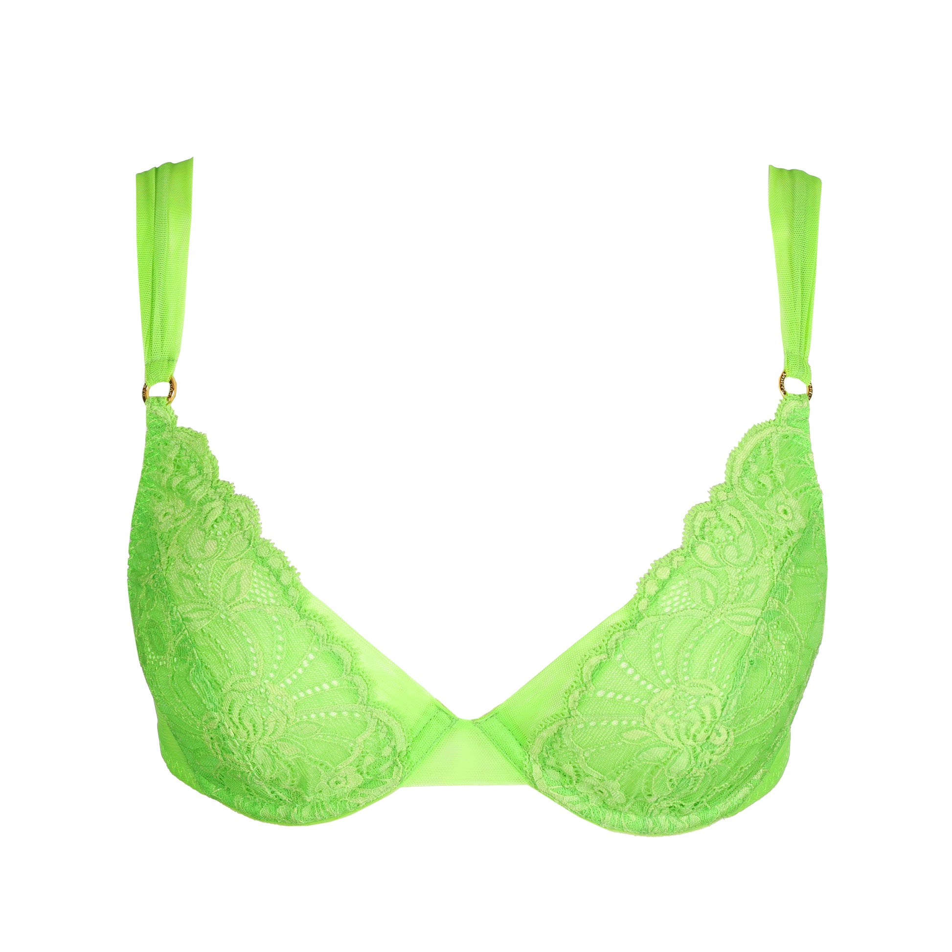 Sarda Shavonne plunge bh Bright Green