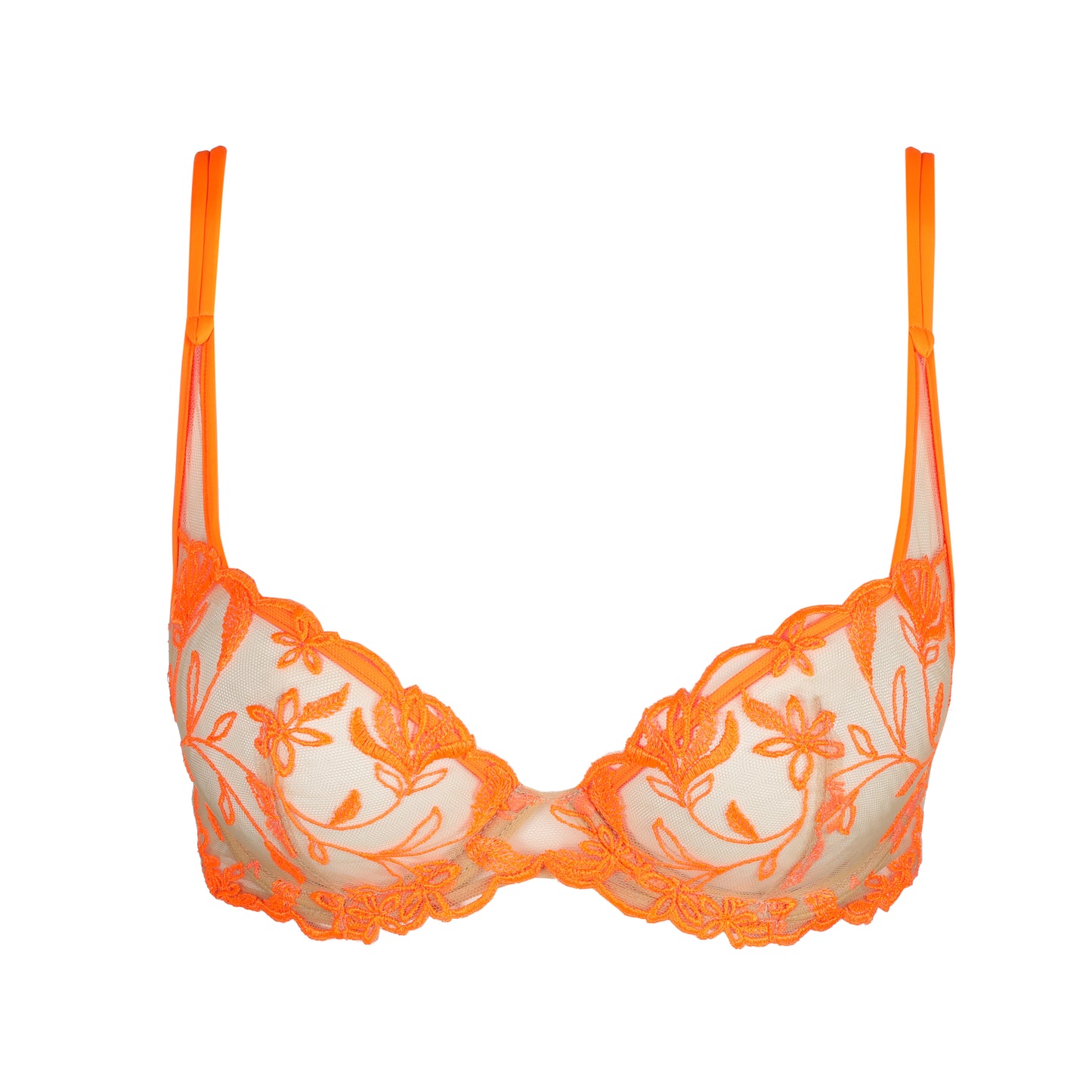 Sarda Shay plunge bh orange shock