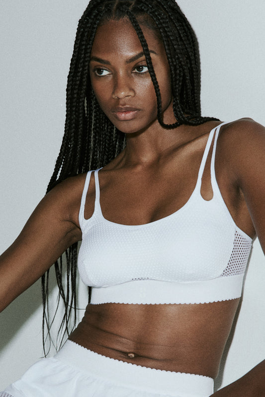 Sarda Payne voorgevormde bralette Wit