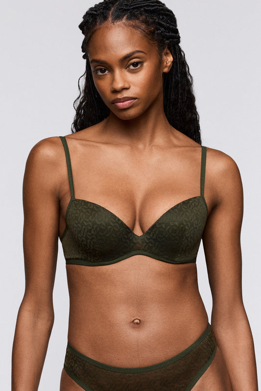 Sarda Asin voorgevormde plunge bh forest